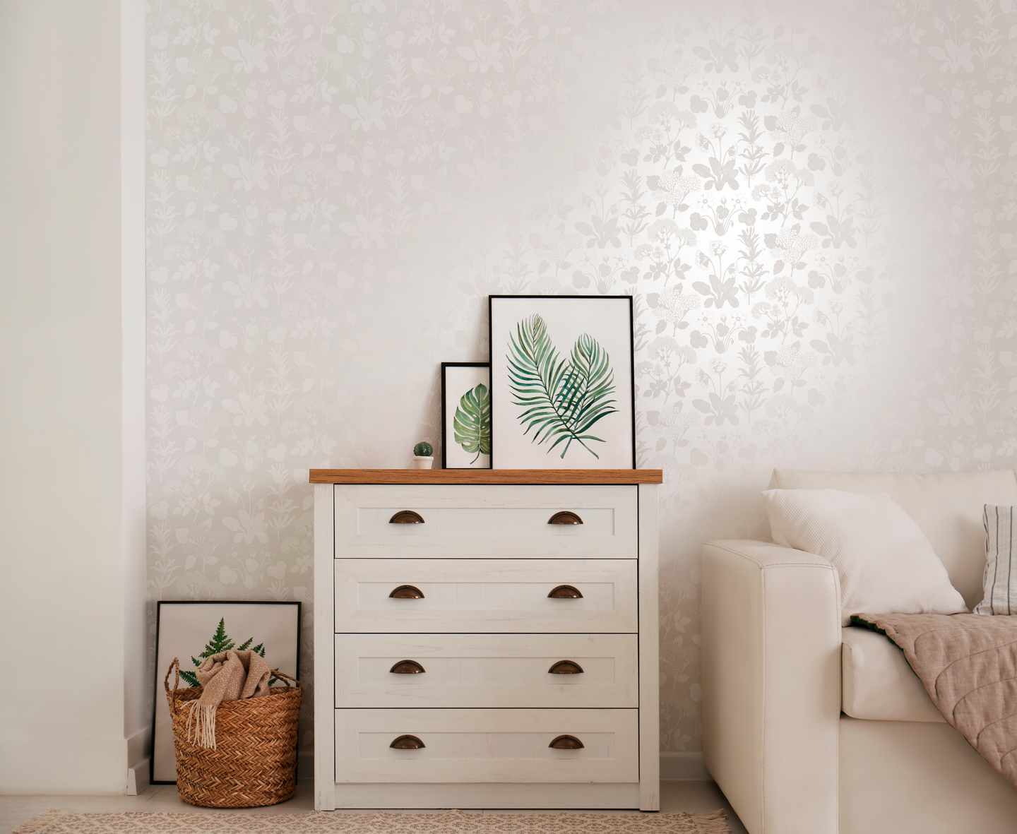 Kuitutapetti Akaasia 5427-1 10,05x0,53m rulla kuitu