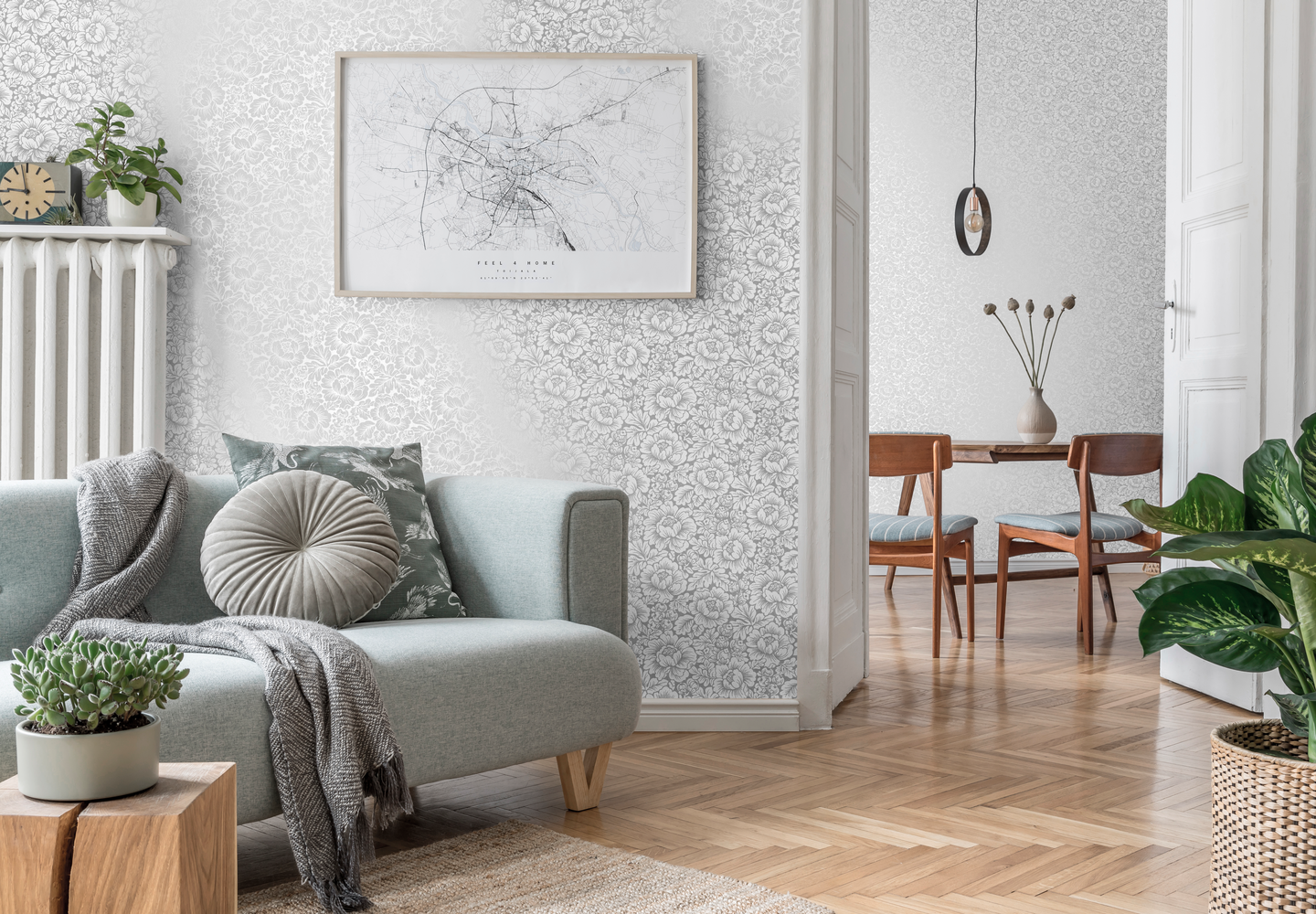 Kuitutapetti Akaasia 3003-1 10,05x0,53m rulla kuitu