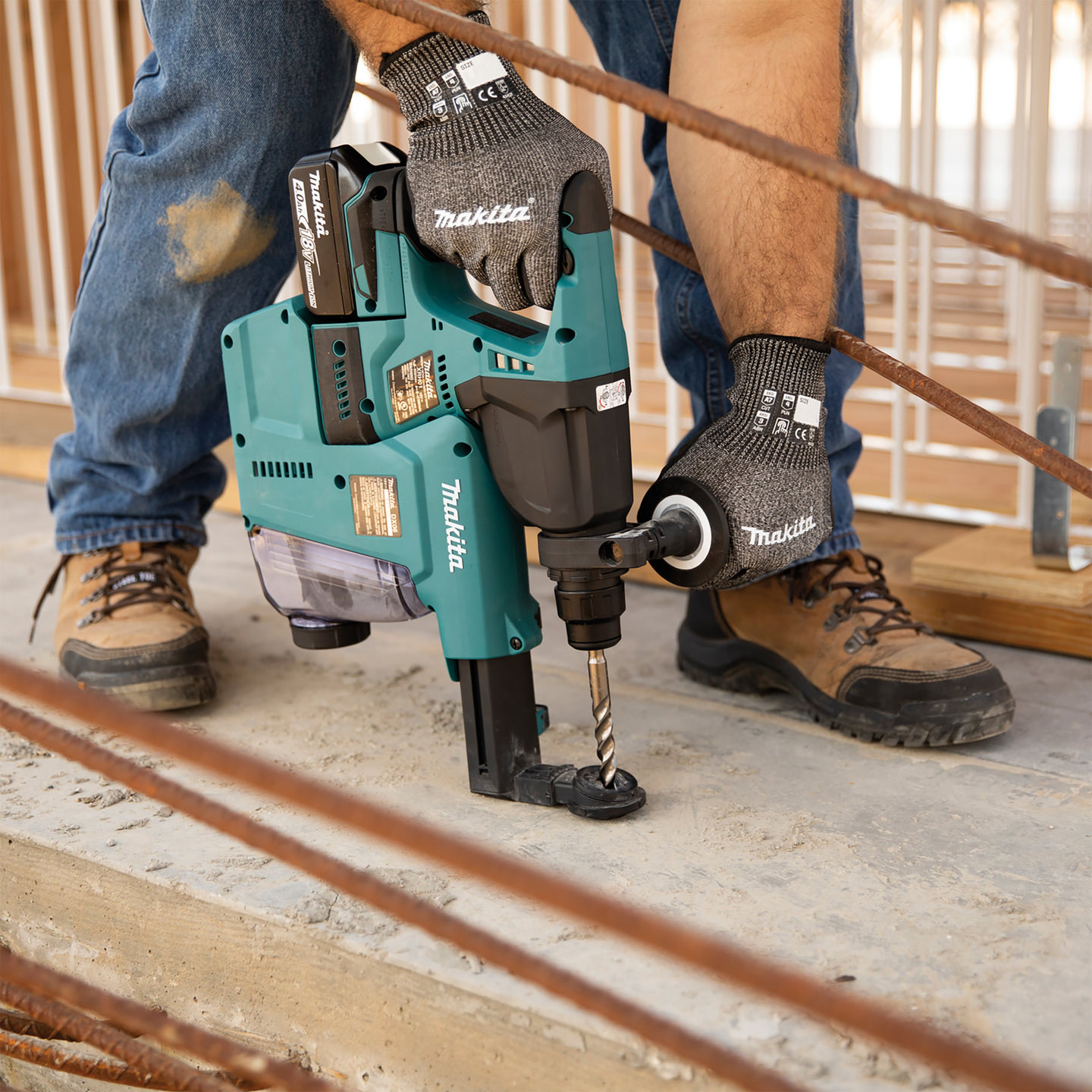 Työkäsineet Makita viiltosuojattu ja nitriilipinnoitettu EN388 4X42F