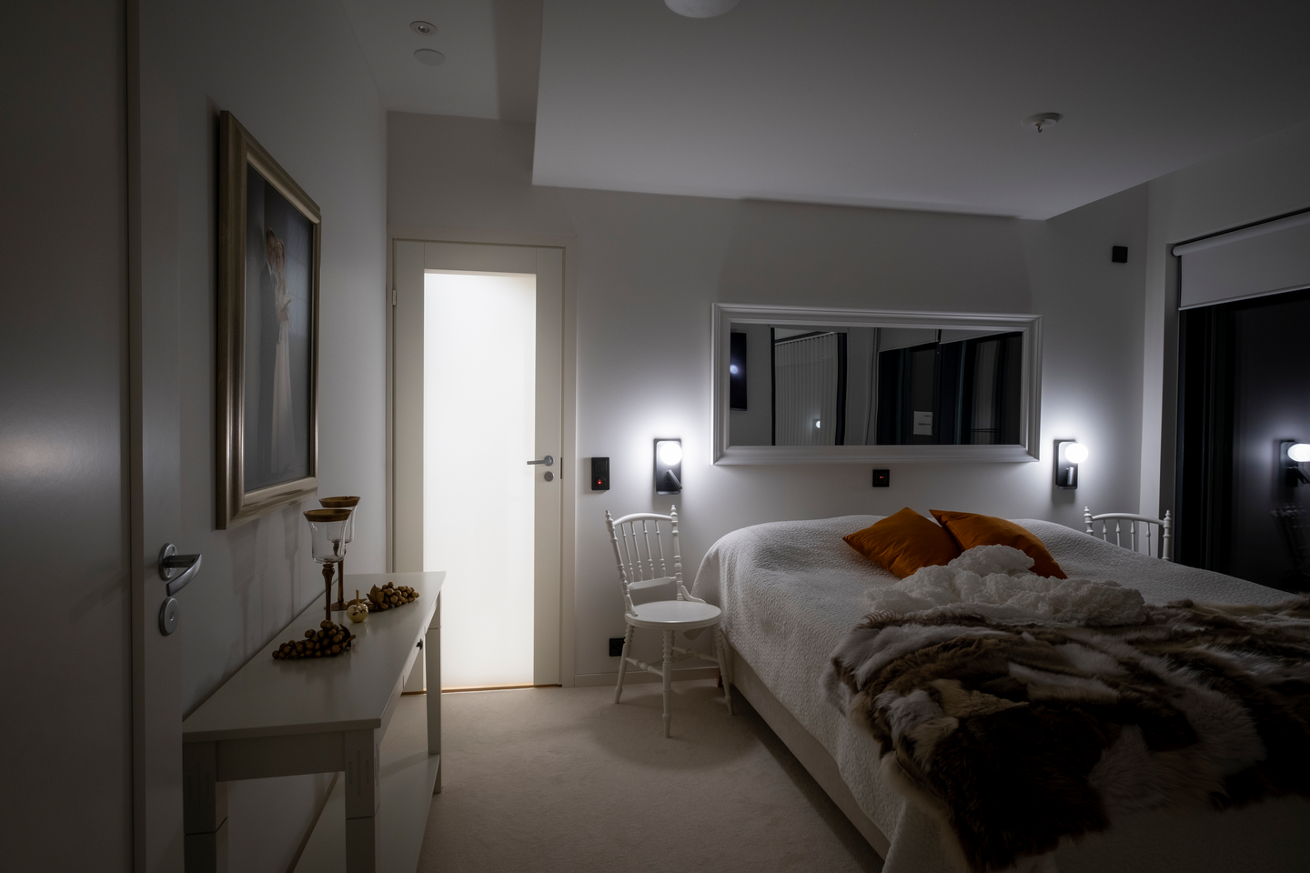 Sisäovi Swedoor Unique Spa 500 massiivikehysovi valkoinen opaali