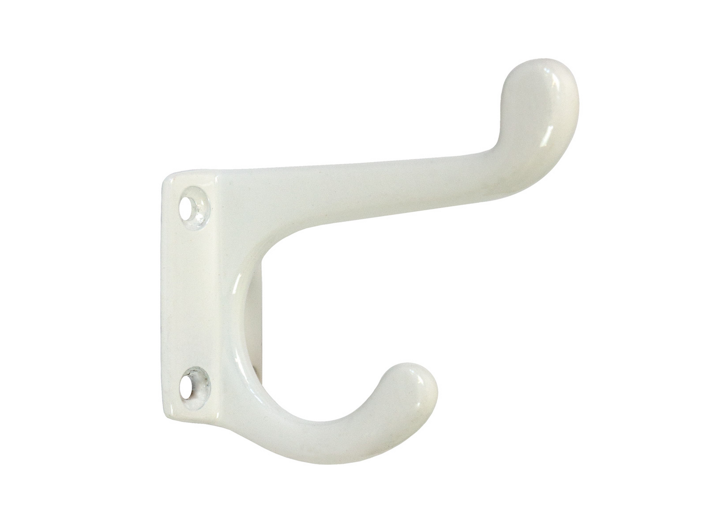 Vaatekoukku Cello 589/75 alumiini valkoinen