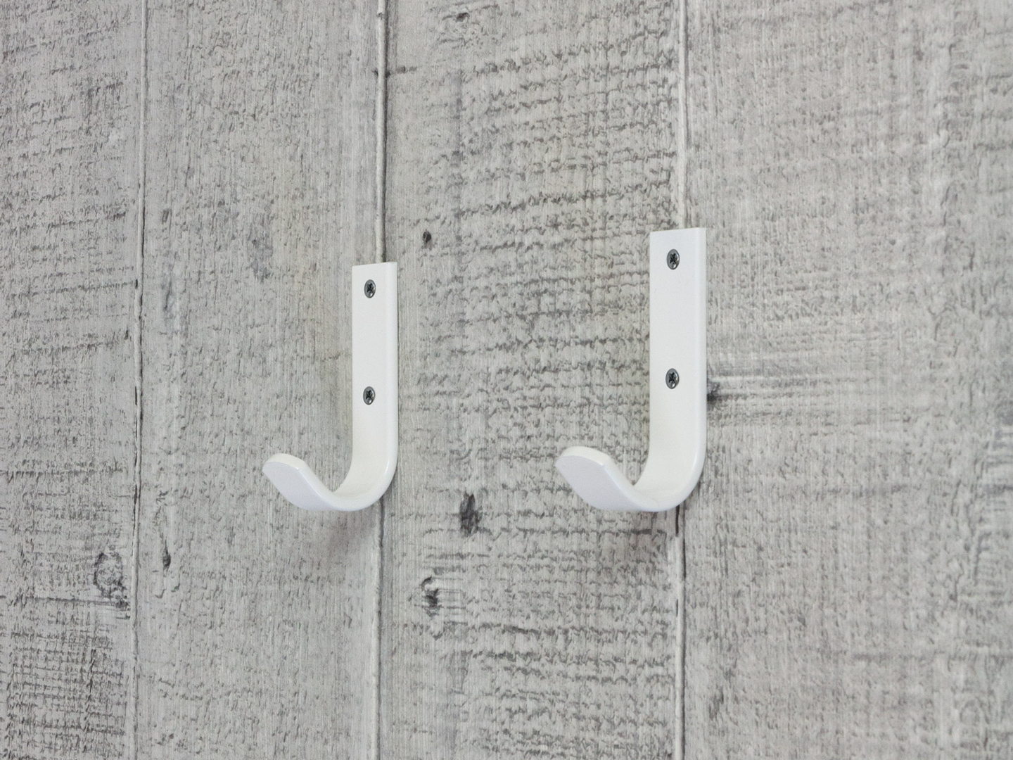 Vaatekoukku Cello 60mm alumiini valkoinen 4kpl