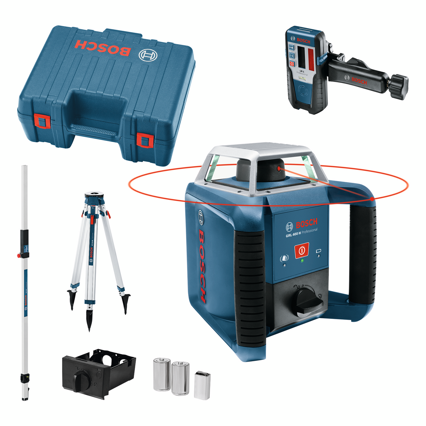 Pyörivä laser Bosch GRL 400 H Set