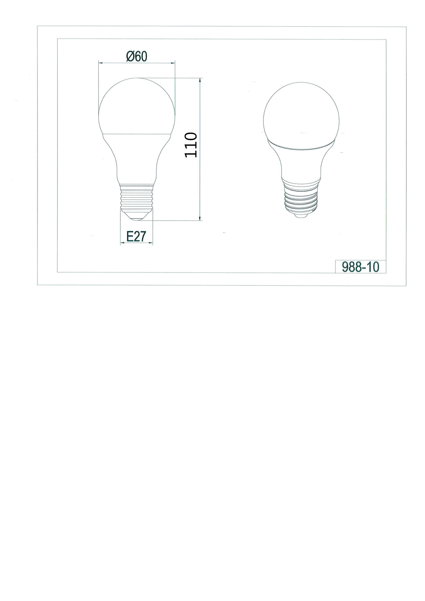 Led-lamppu TRIO Switch E27 Dimmer 988-10 10W 806lm vakio