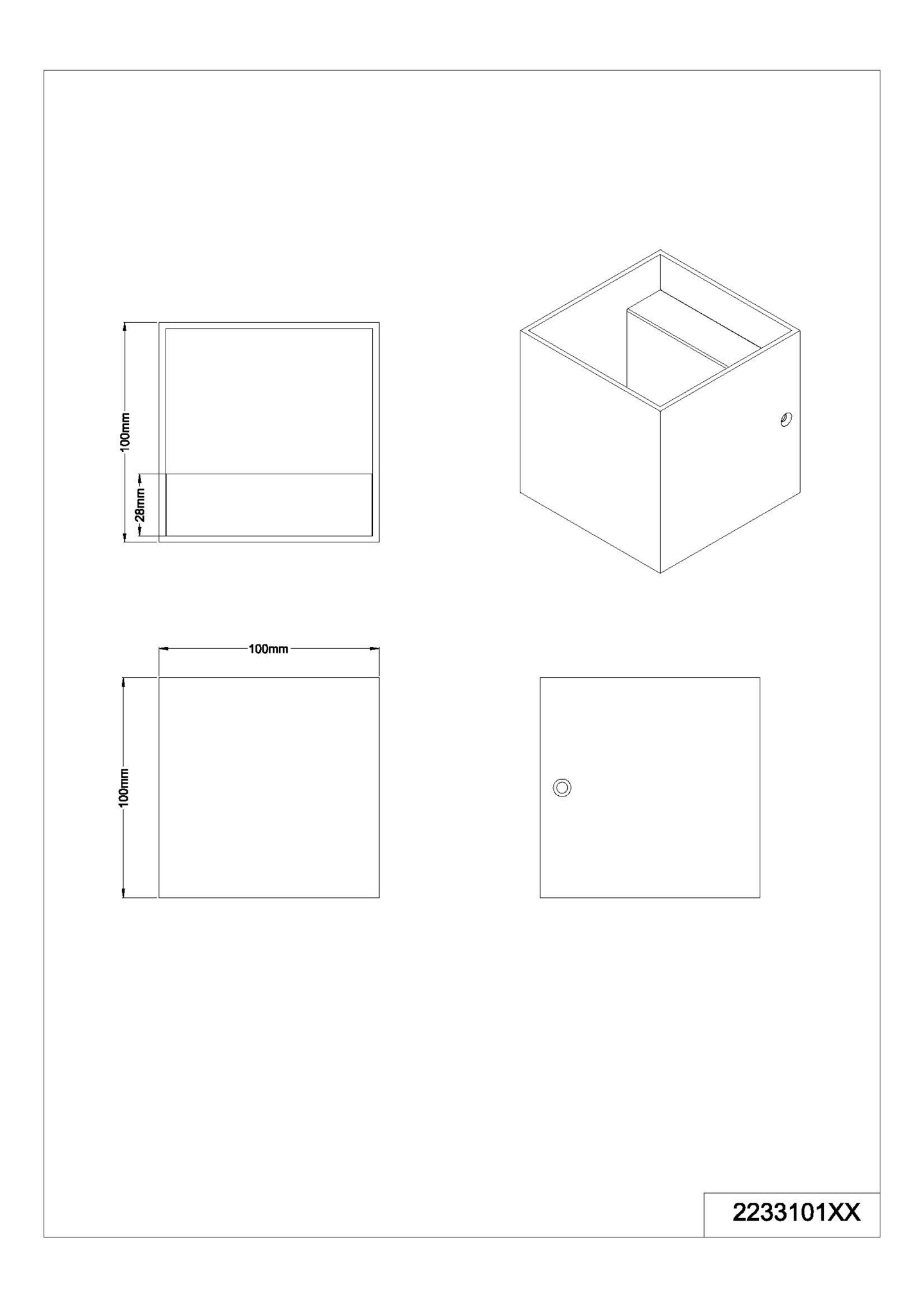 Seinävalaisin TRIO Louis Led 430Lm Mattavalkoinen