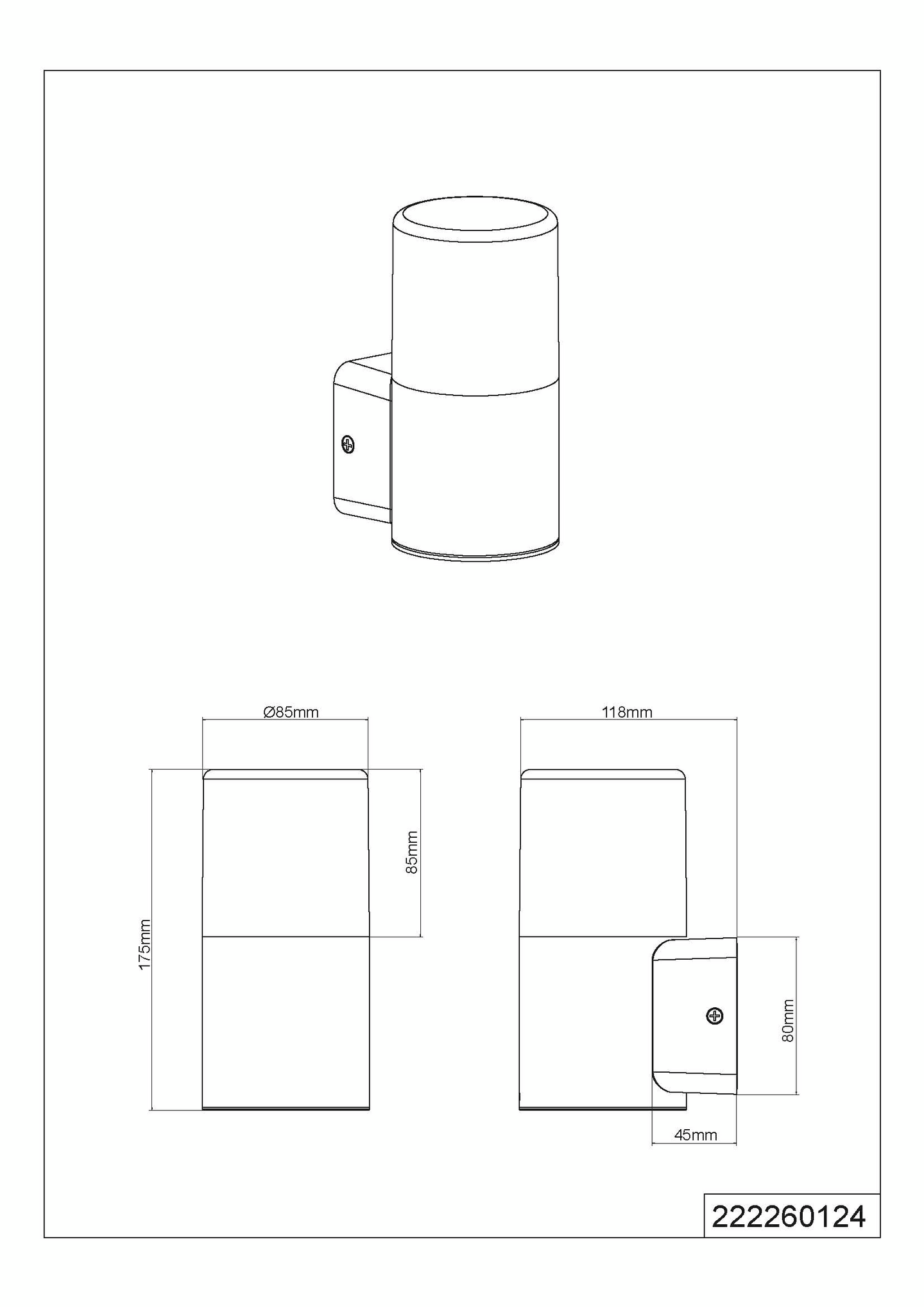 Ulkoseinävalaisin TRIO Hoosic 1-osainen E27 rustiikki