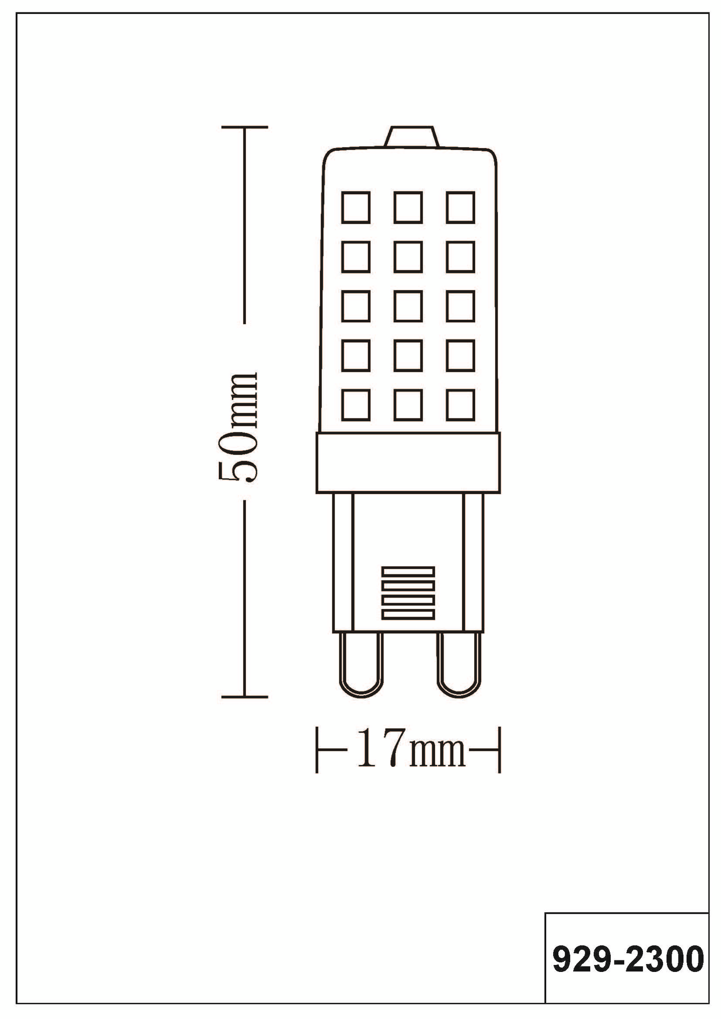 Led lamppu TRIO G9 3W 300lm himmennettävä 3000K 2kpl