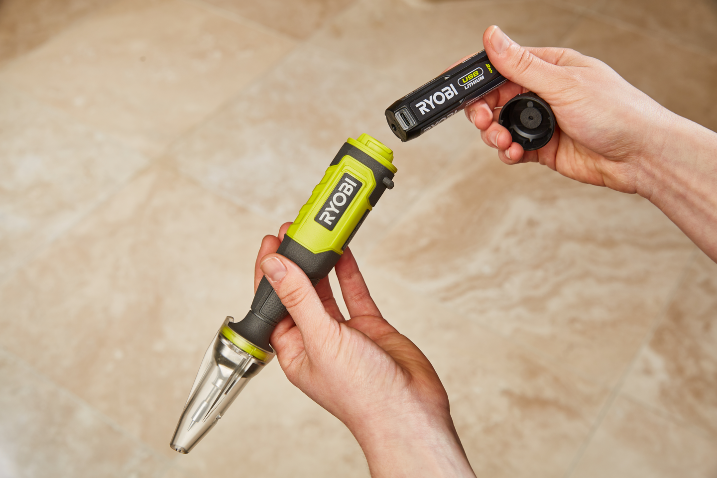 Juotoskolvi Ryobi RSI4-120G 4V USB Lithium 1x2,0Ah