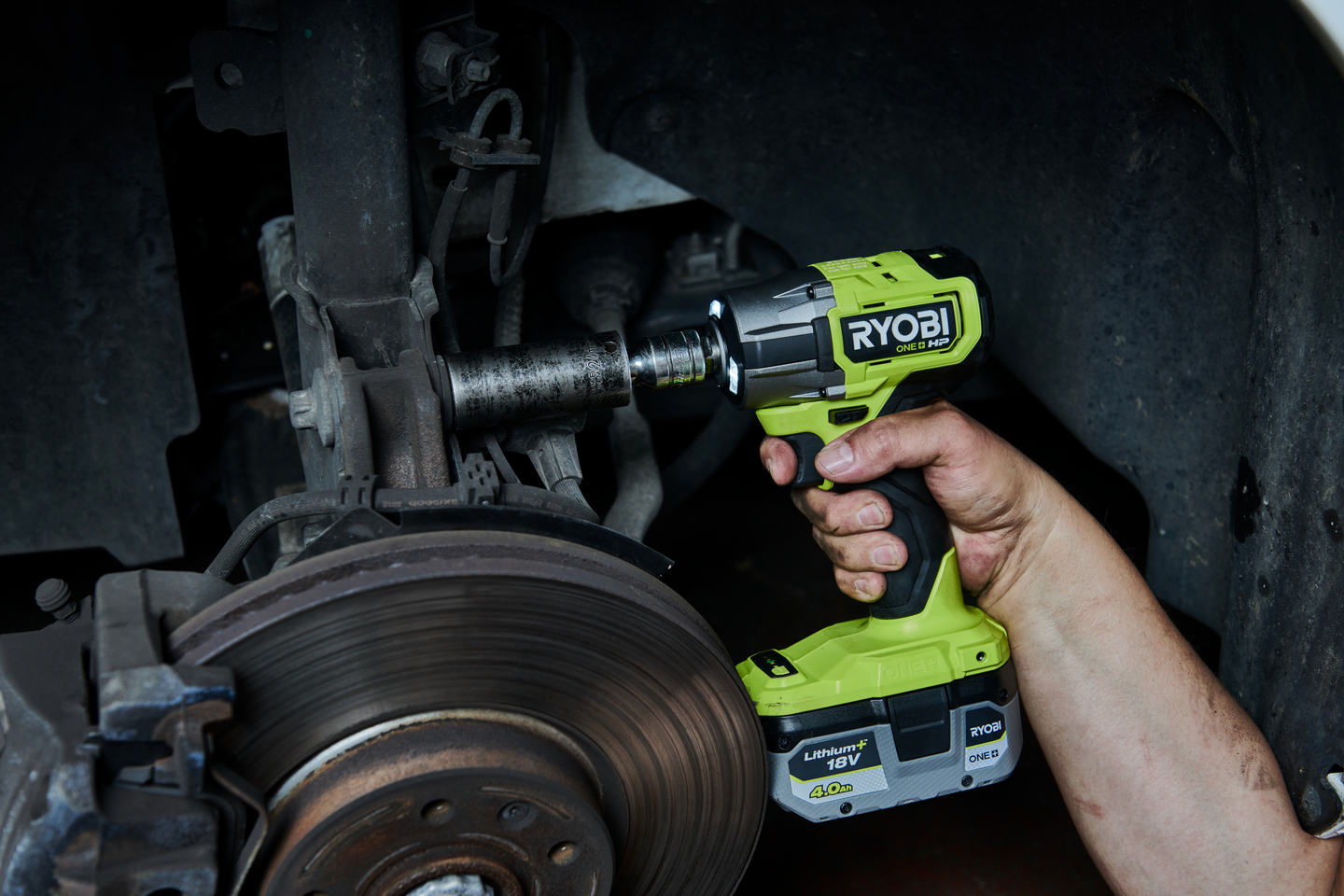 Mutterinväännin Ryobi RIW18C-0 18V ONE+ HP runko