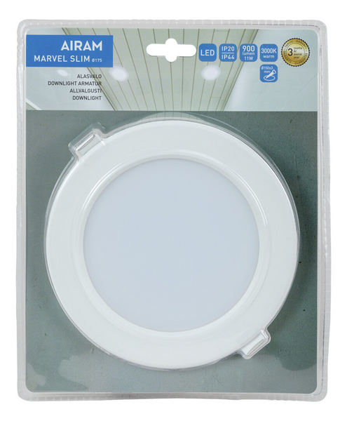 Uppovalaisin Airam Marvel Slim 12W 960lm 3000K