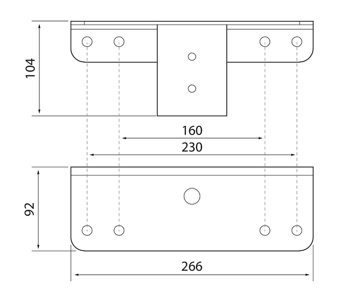 Pylväskiinnike Airam Flood 60mm mekaaninen lisätarvike