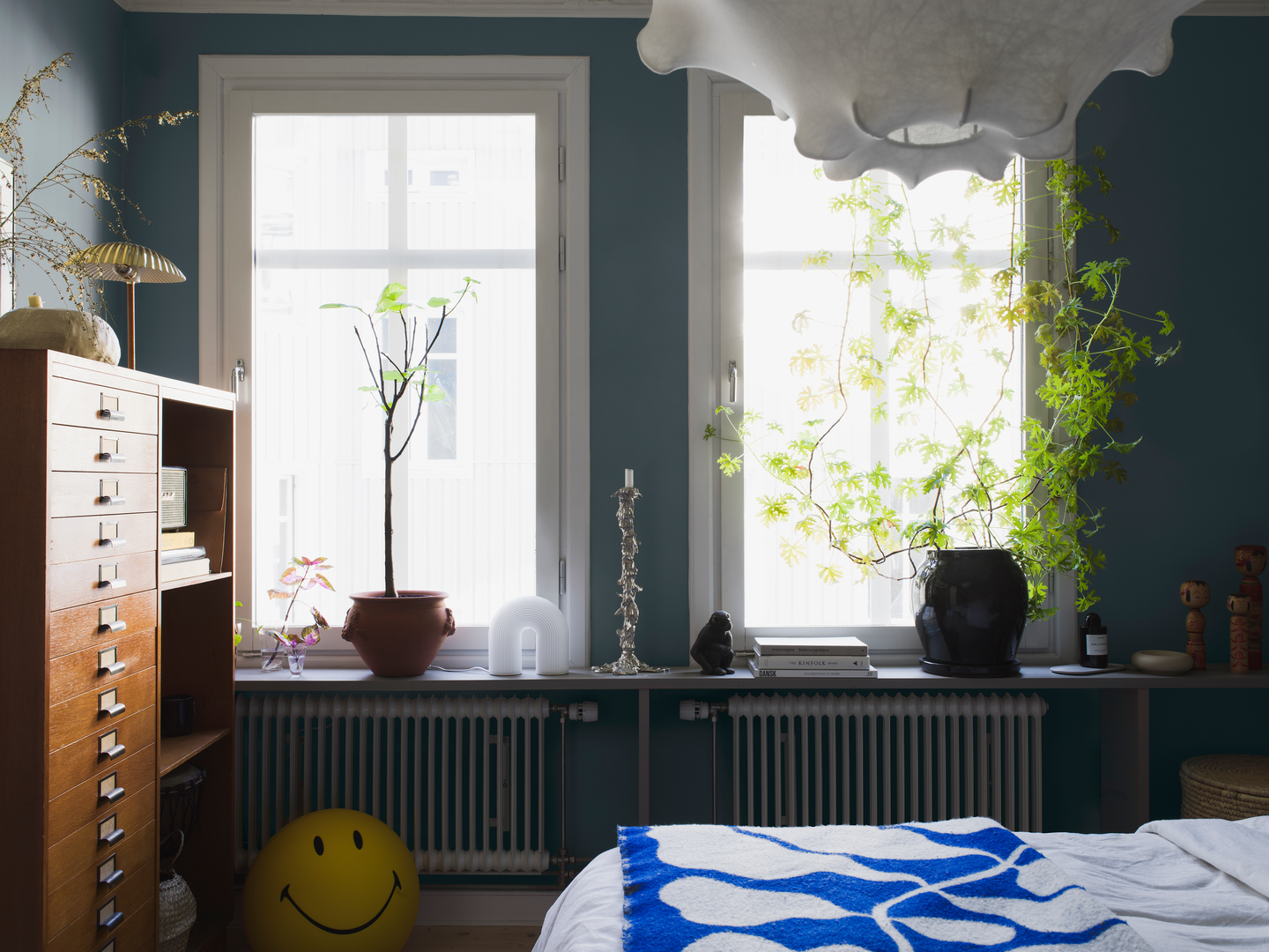 Kuitutapetti Boråstapeter Pigment 7561 Luna Blue 10,05m