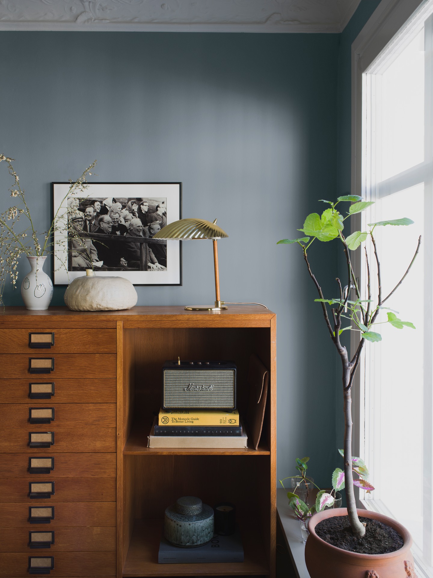 Kuitutapetti Boråstapeter Pigment 7561 Luna Blue 10,05m