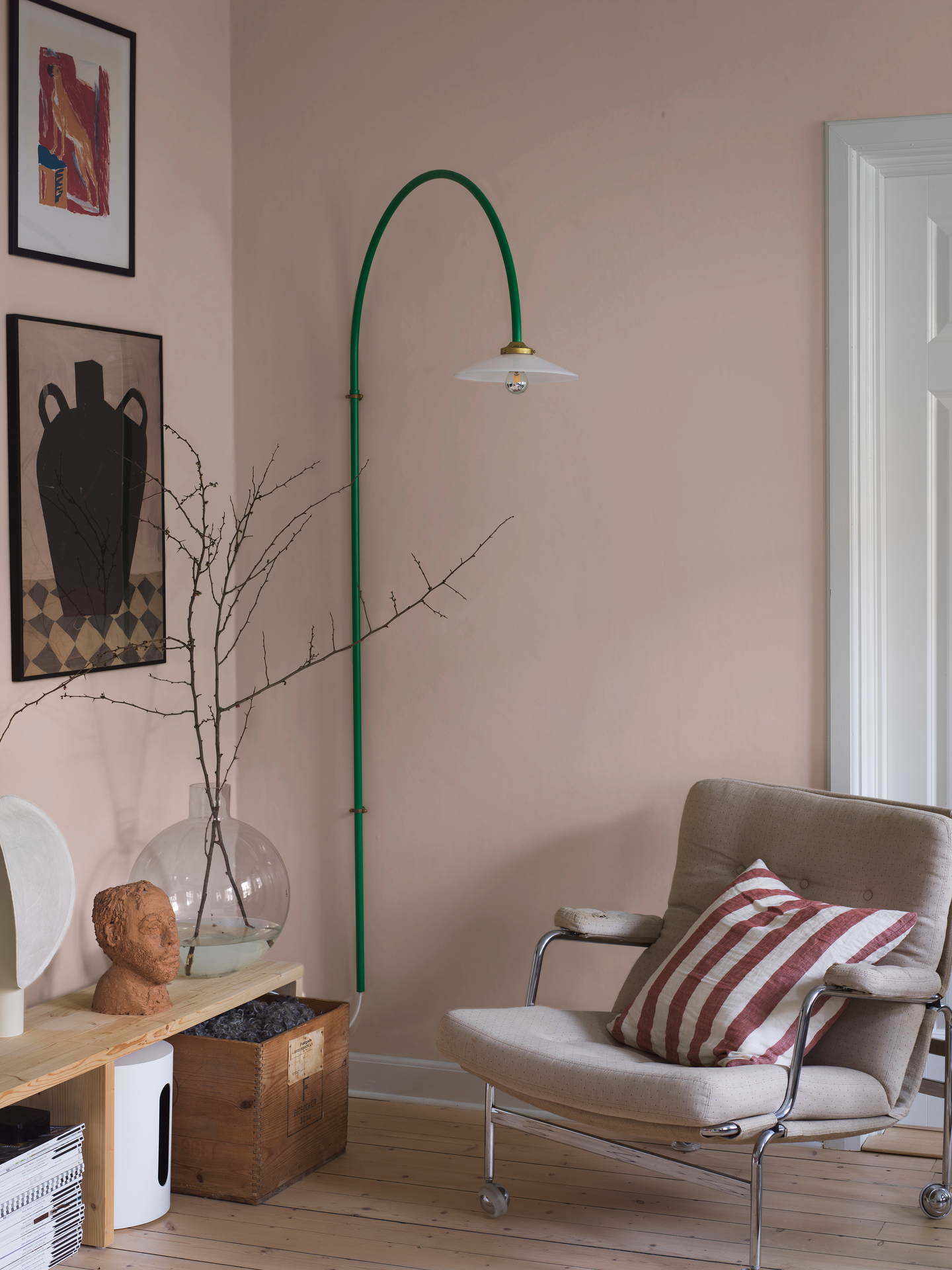 Kuitutapetti Boråstapeter Pigment 7553 Floral Rose 10,05m