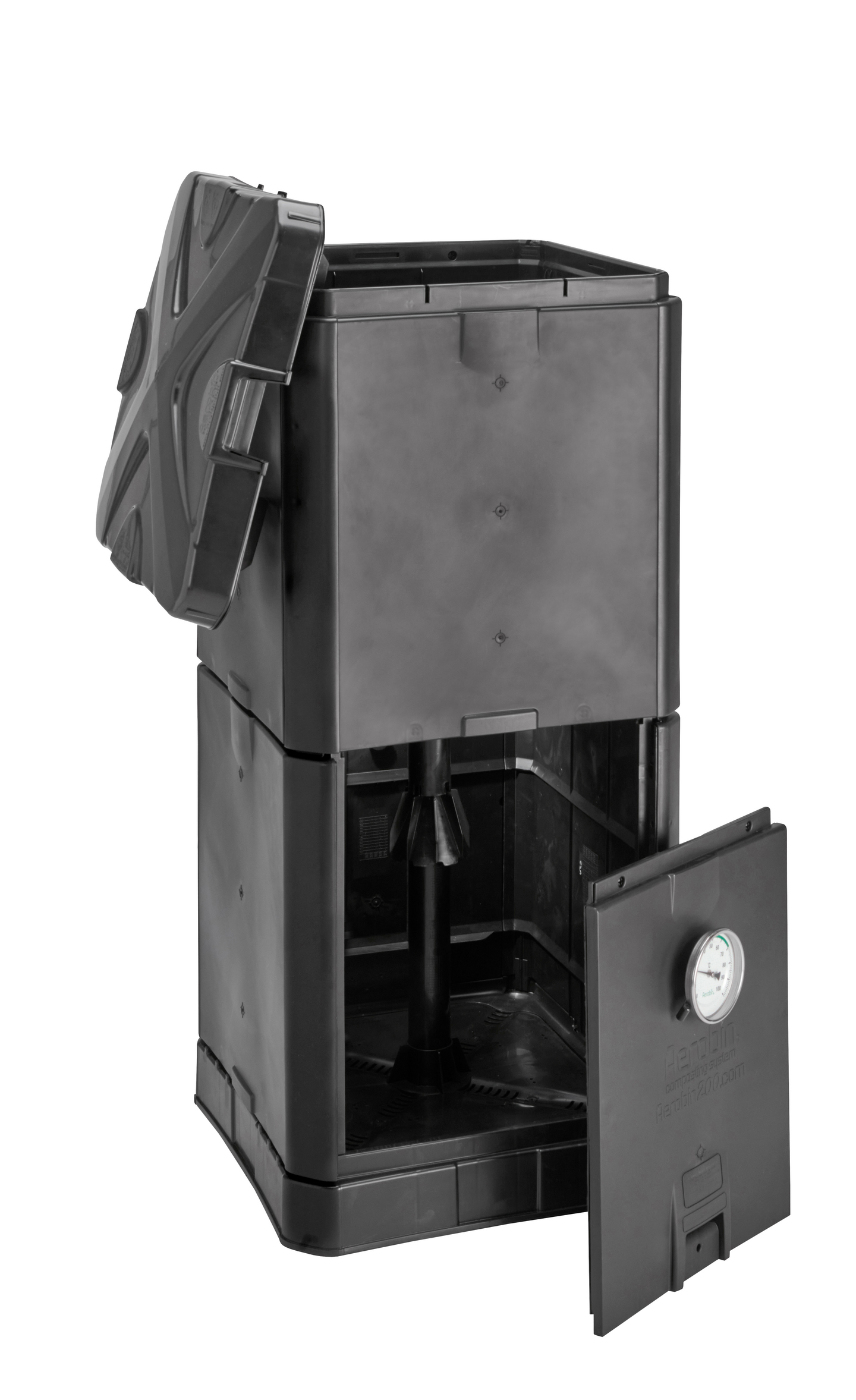Lämpökompostori Aerobin 200L musta
