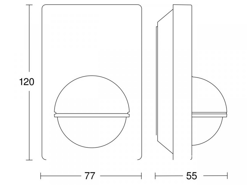 Liiketunnistin STEINEL IS180-2 valkoinen