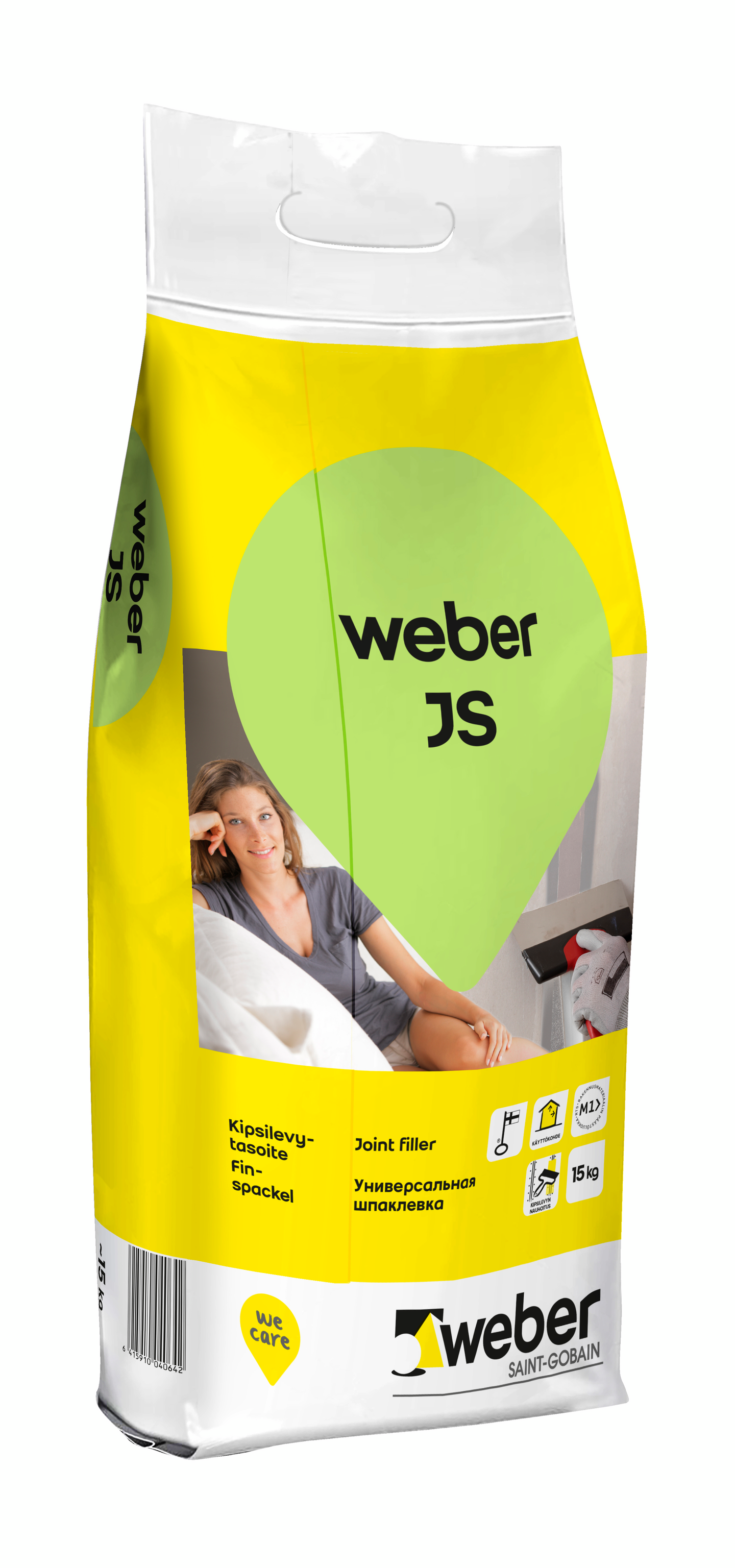 Kipsilevytasoite Weber JS 15kg