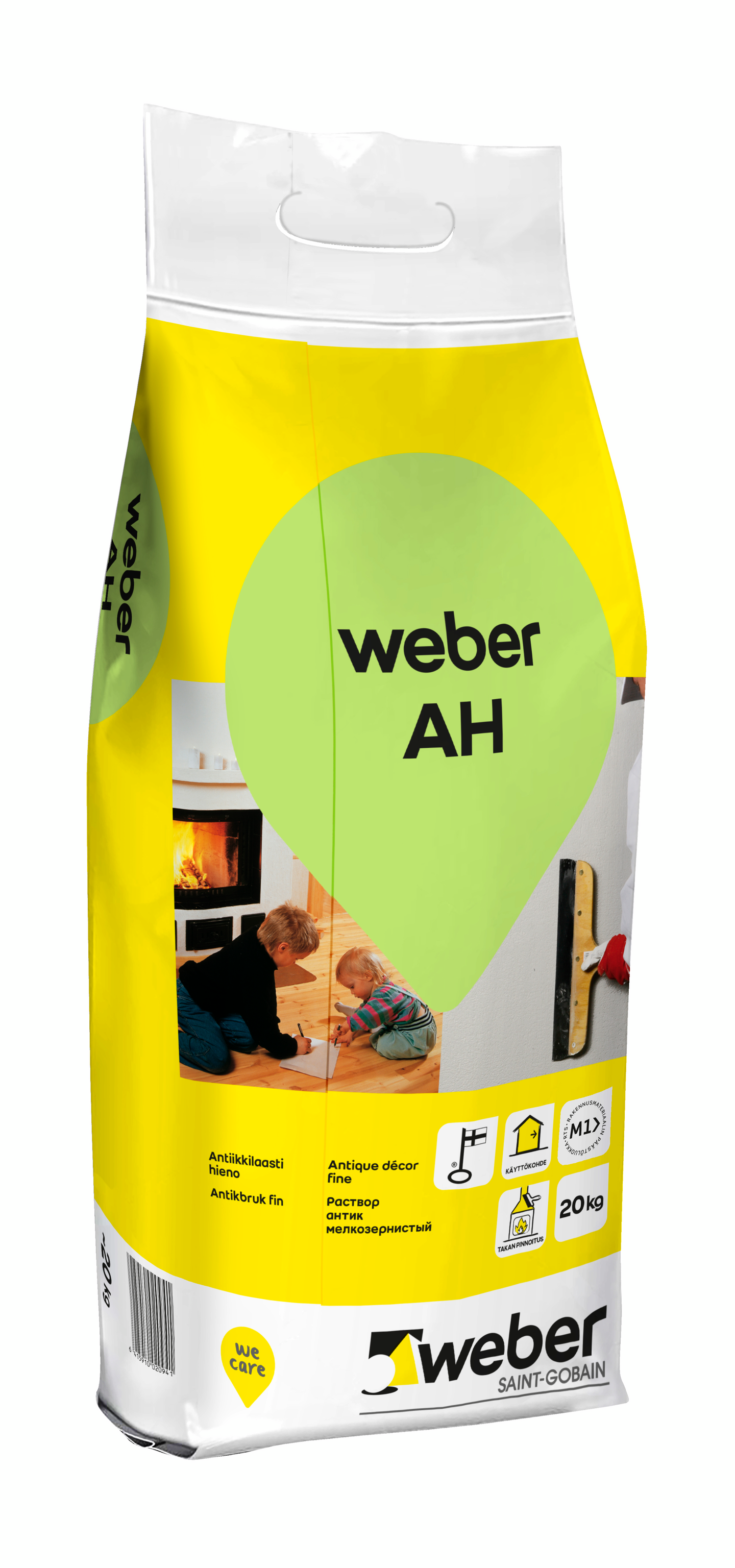 Antiikkilaasti Weber hieno AH 20kg