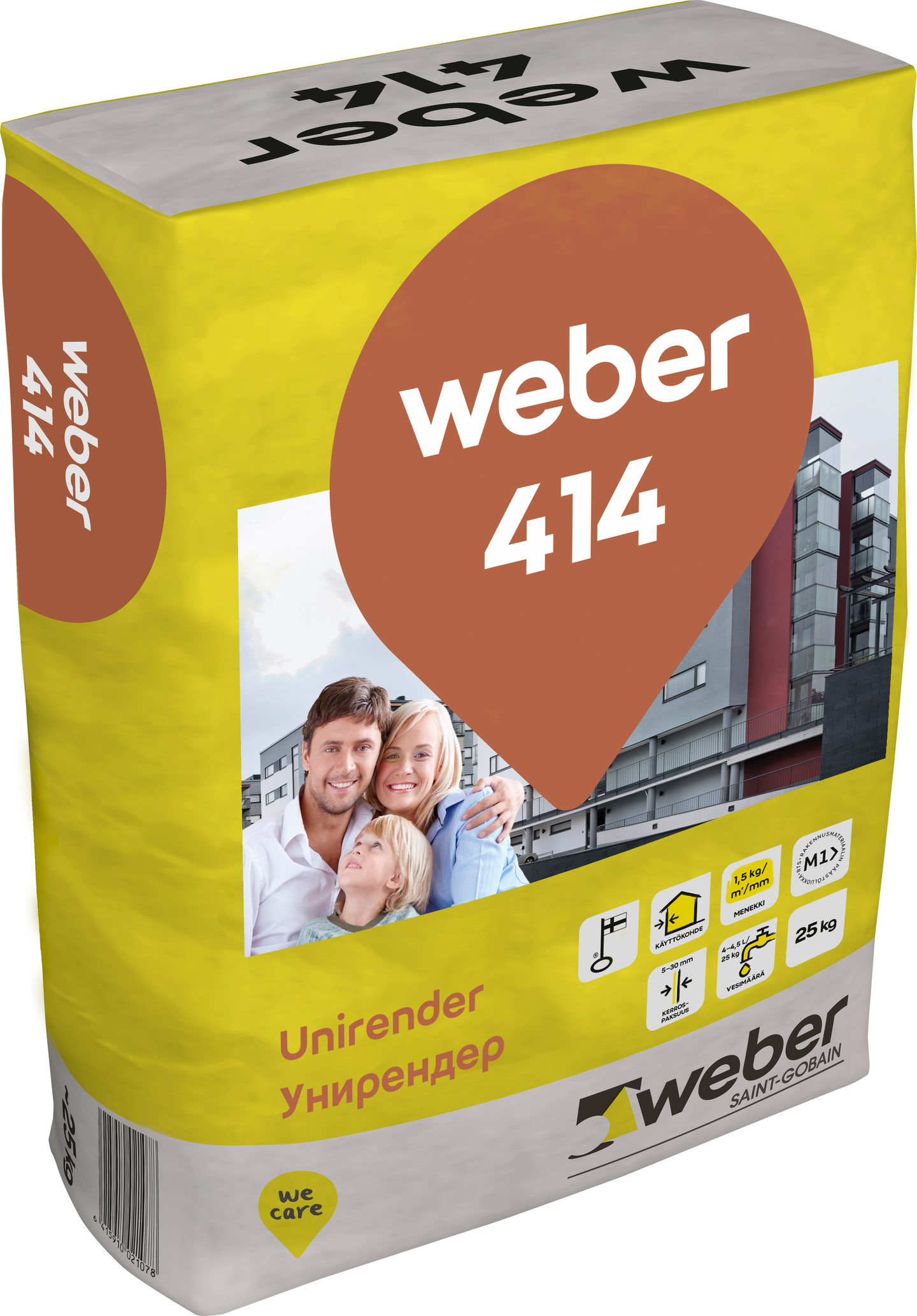 Oikaisulaasti Weber Unirender 414 25kg