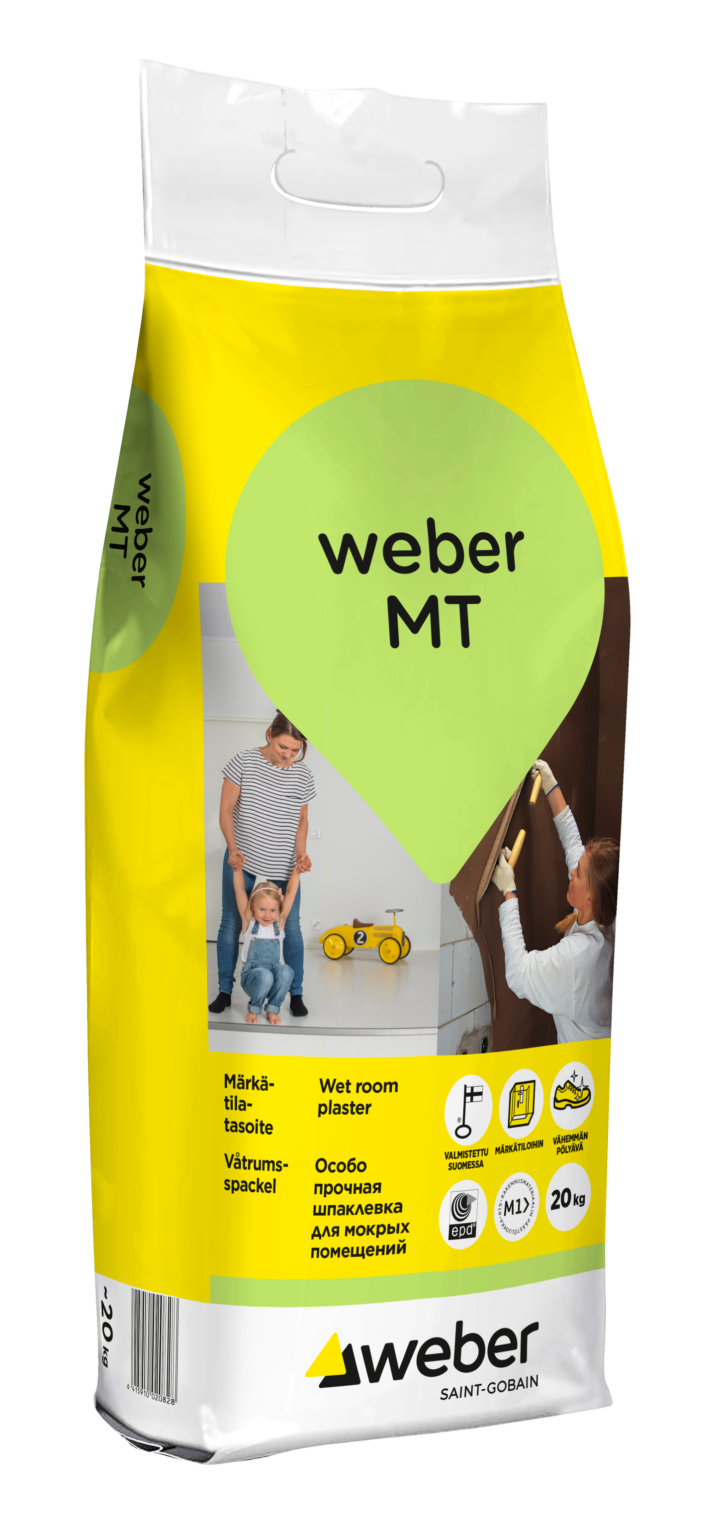 Märkätilatasoite Weber MT 20kg