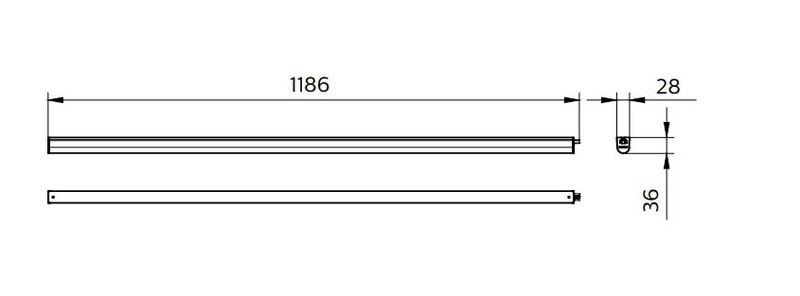 Runkovalaisin PHILIPS Ledinaire Batten BN021C Led19s/830 L1200