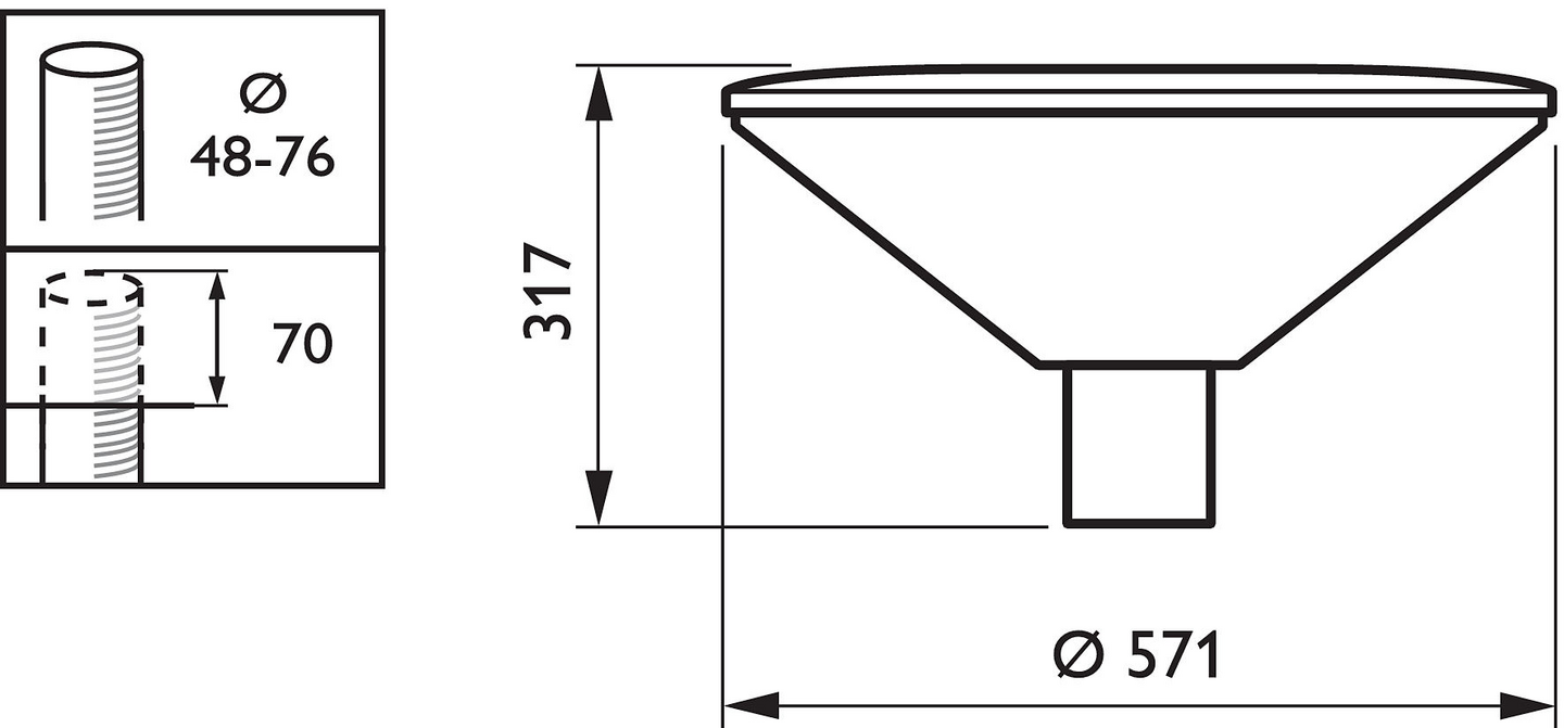 Pylväsvalaisin PHILIPS Townguide BDP 102 Led 60-/840 II Ds PCF LS