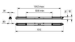 Teollisuusvalaisin PHILIPS suljettu G2 Led60s/840 PSU Mdu L1500