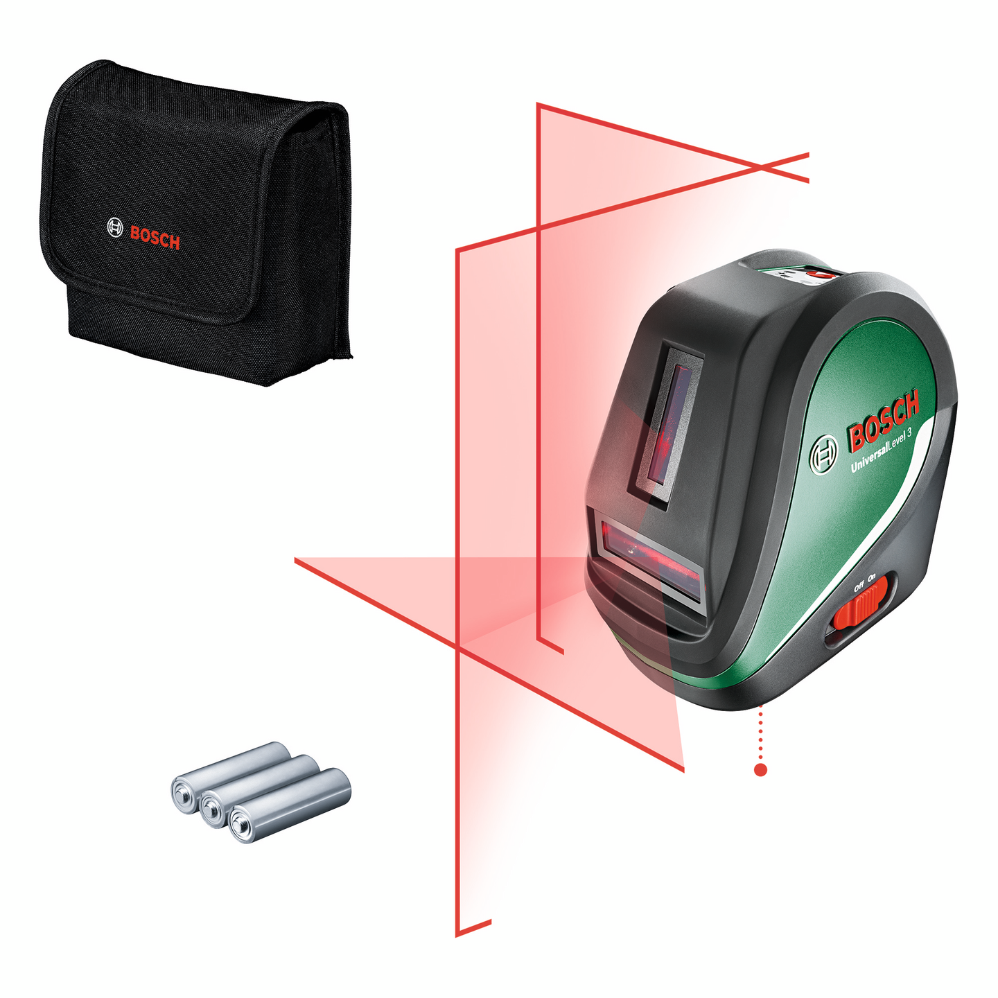 Ristilinjalaser Bosch UniversalLevel 3