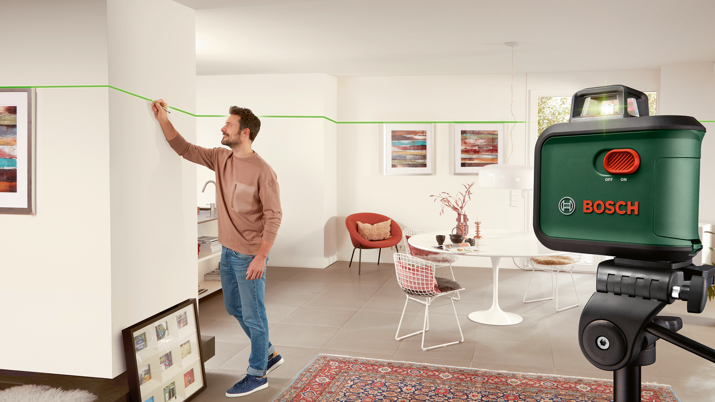 Ristilinjalaser Bosch AdvancedLevel 360 setti
