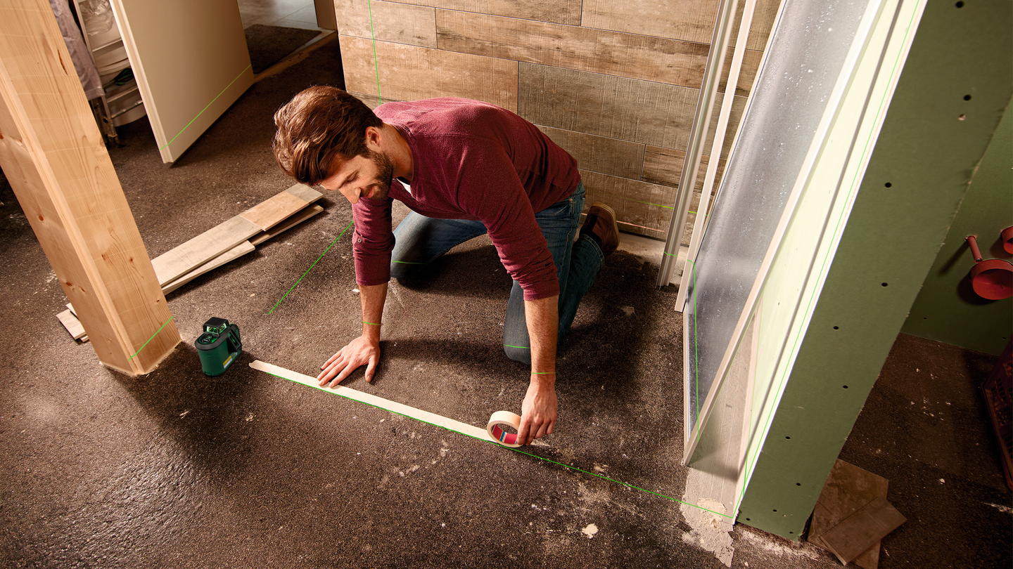 Ristilinjalaser Bosch AdvancedLevel 360 setti