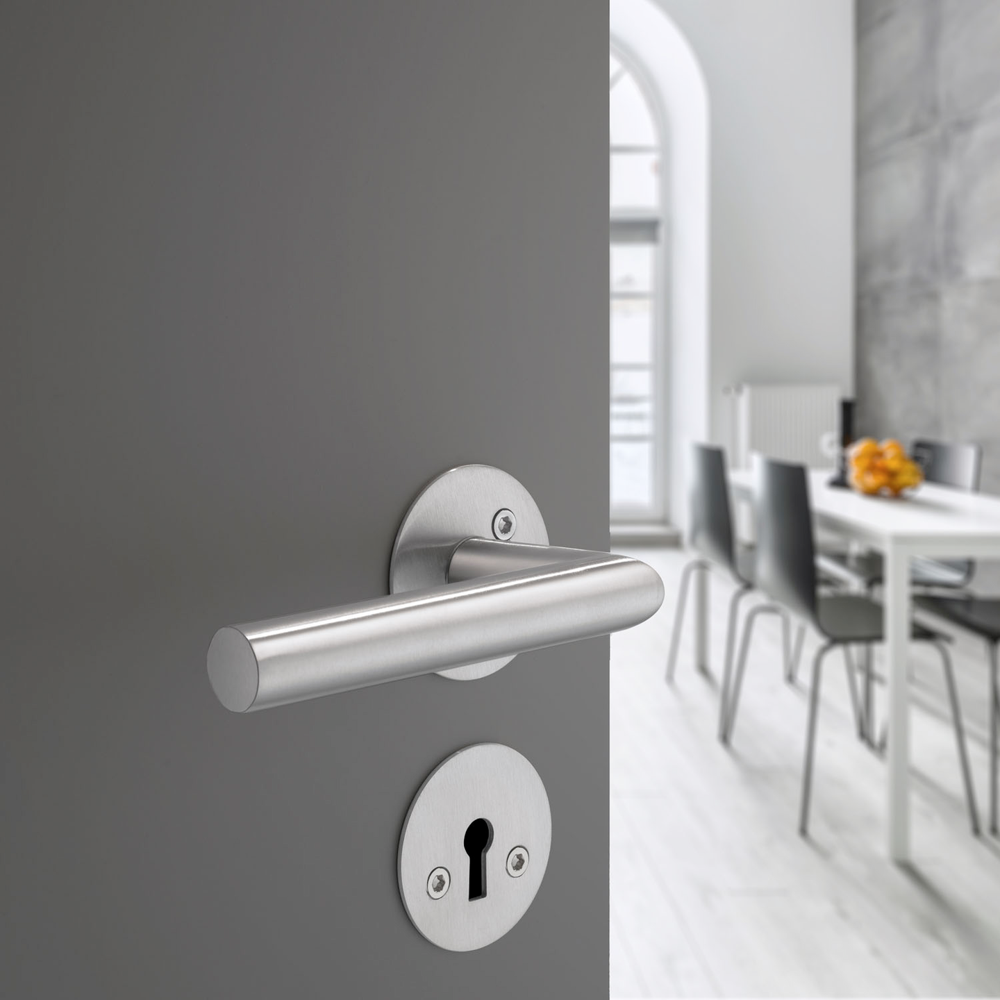 Sisäovenpainike Beslagsboden Spar B236SNS harjattu ruostumaton teräs