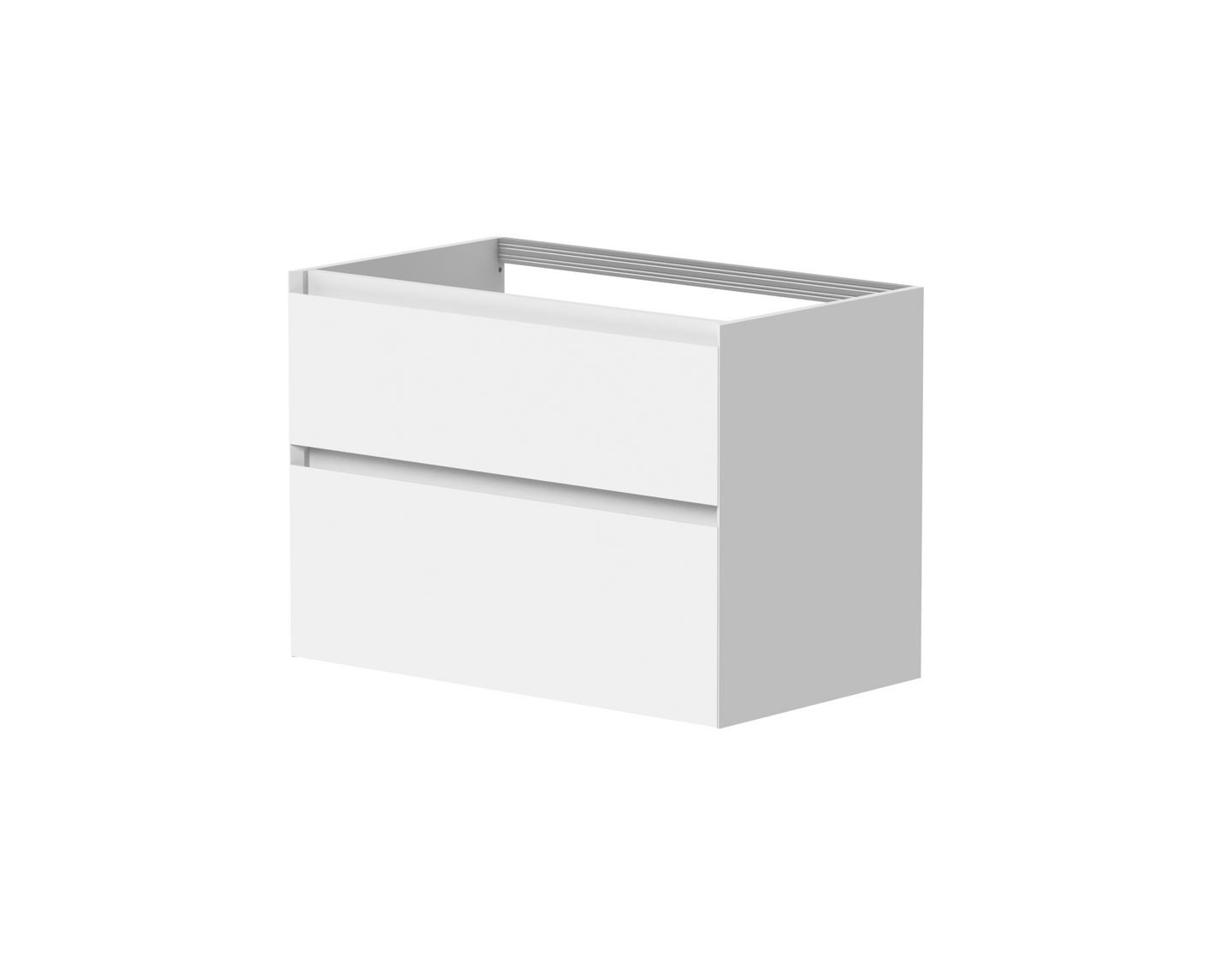 Allaskaappi Cello Bay L79cm S46cm K56 cm valkoinen 2 vetolaatikkoa