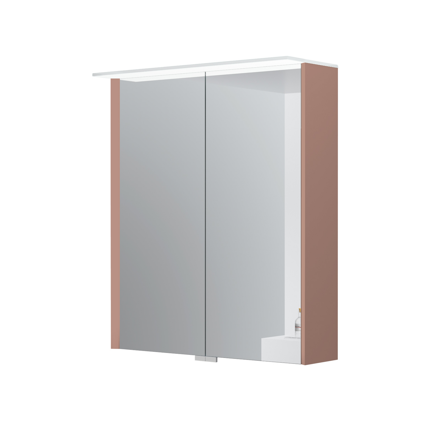 Peilikaappi Cello Bay LED L60 S14,6 K71 cm roosa IP44 pistorasia