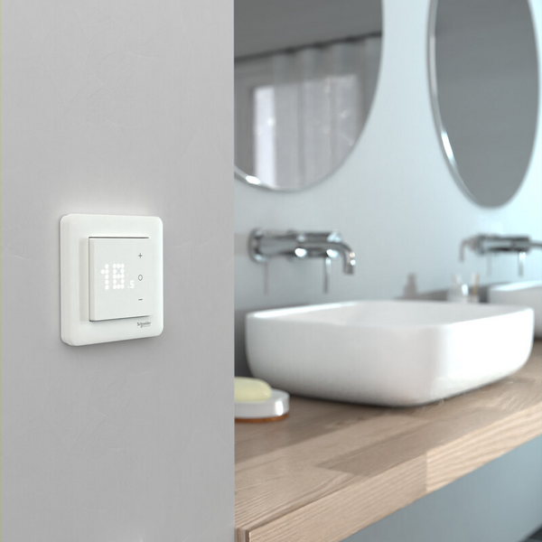 Yhdistelmätermostaatti Wiser Exxact Wiser valkoinen