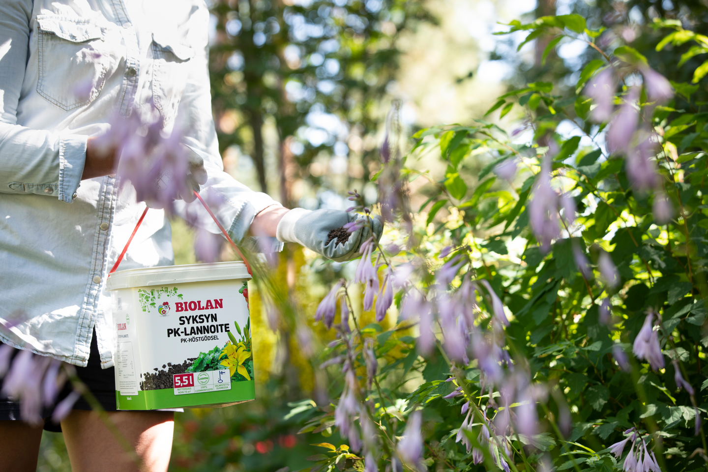 Syksyn pk-lannoite Biolan 5,5l pakki