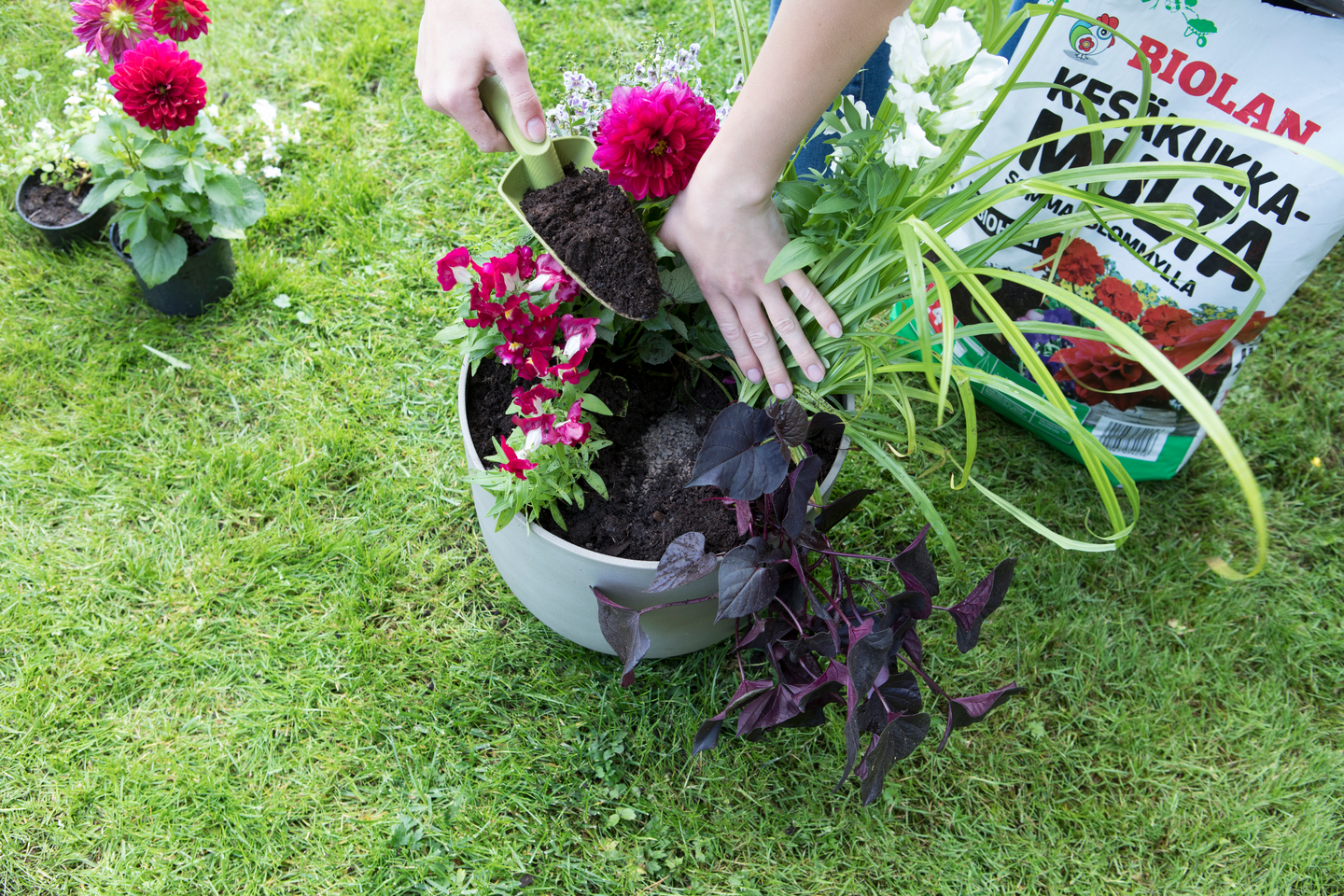 Kesäkukkamulta Biolan 45l
