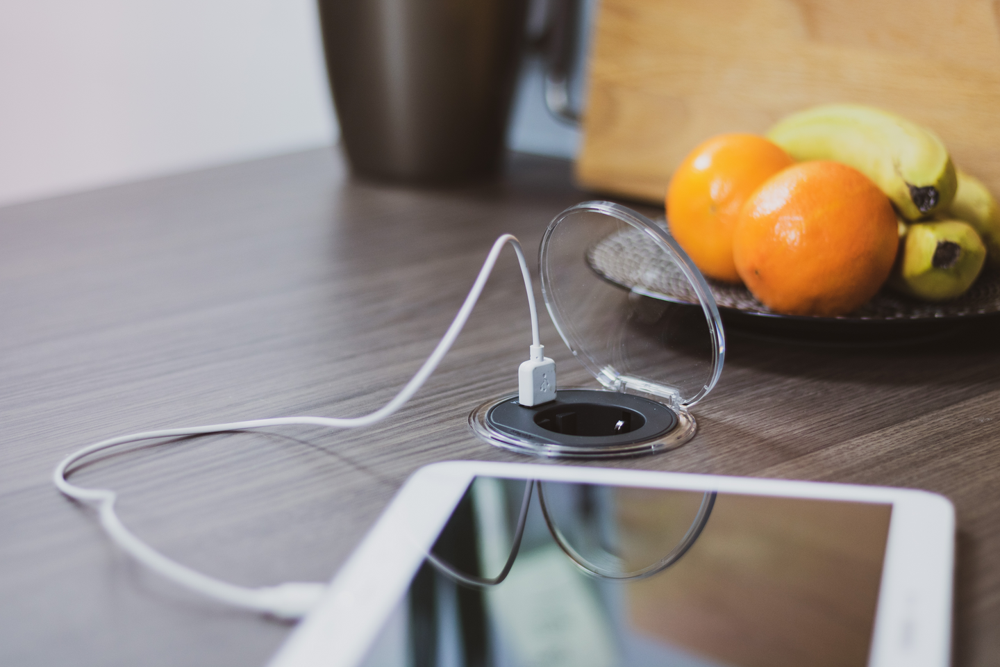 Pistorasiapaneeli Schneider Electric Unica System+ XS Schuko+USB A antrasiitti