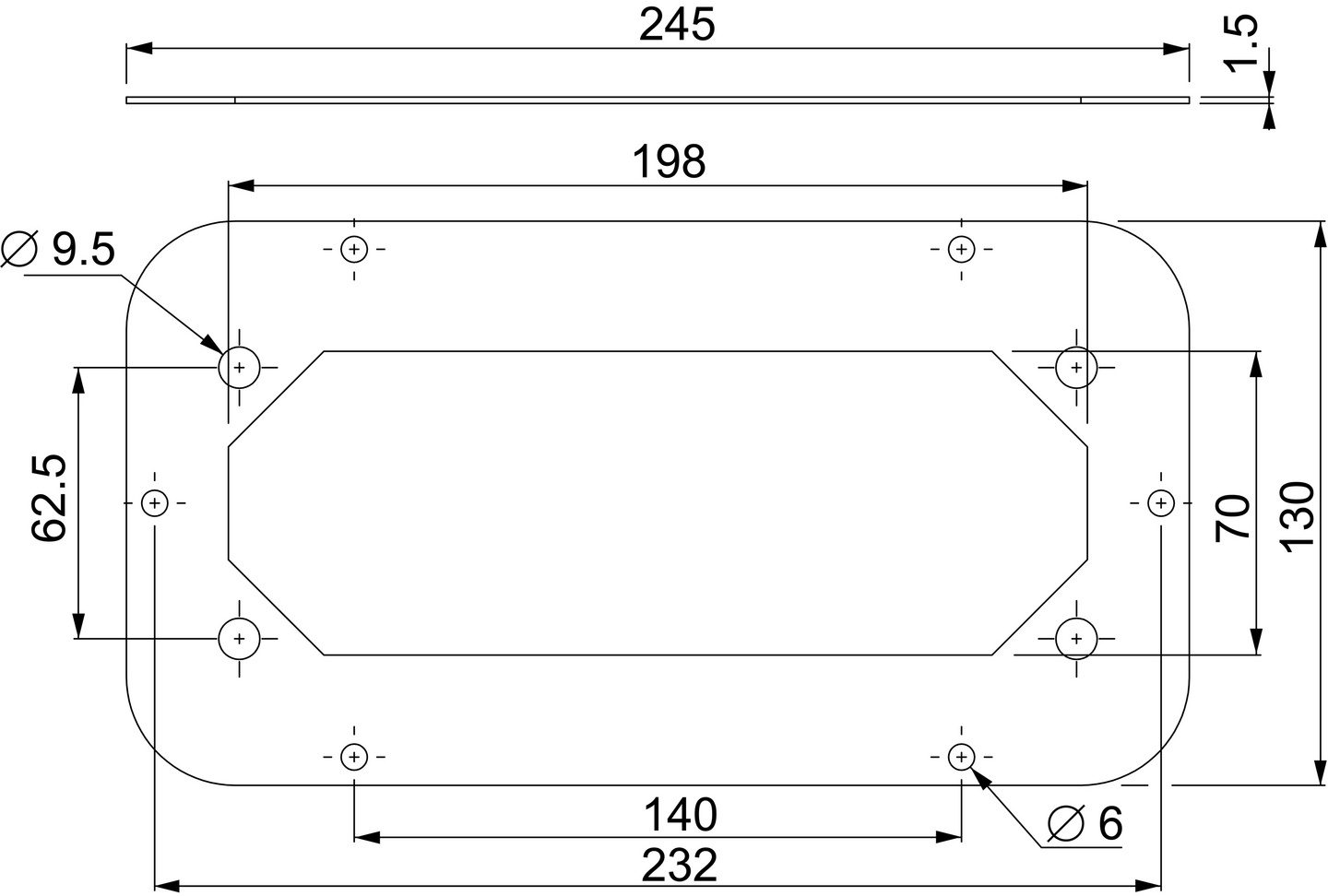 Keskuksen lisätarvike Schneider Electric NSYTLCFL