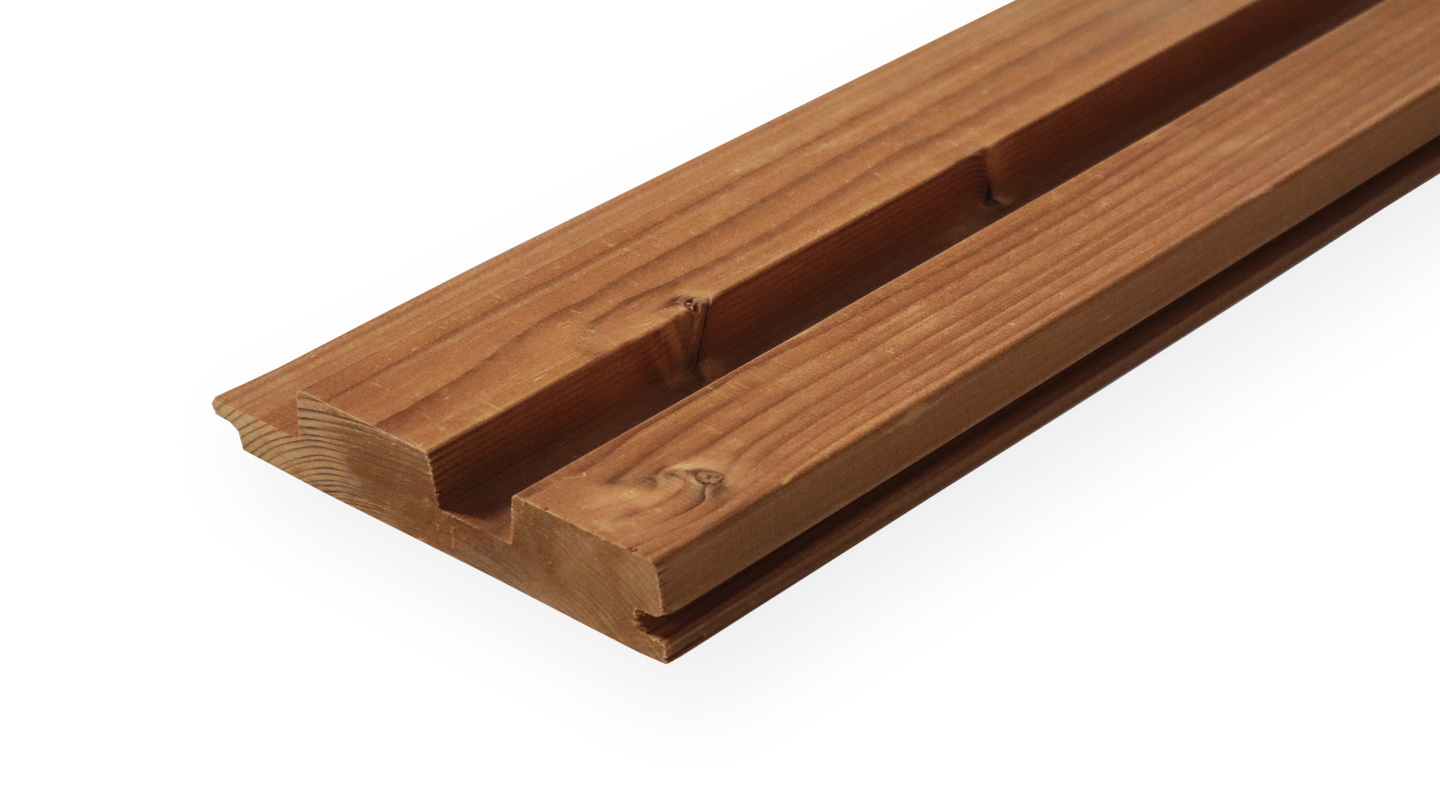 Paneeli Luna Duo 32x140 lämpökäsitelty kuusi