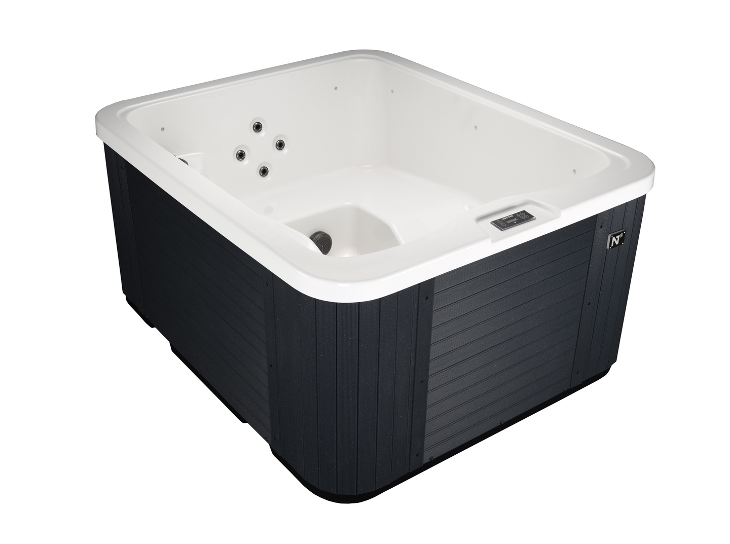 Ulkoporeallas Novitek Ropi XS Basic valko/musta