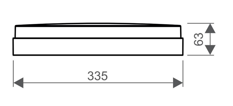 Yleisvalaisin Ensto Lumo IP44 9W 830/840 PC BL