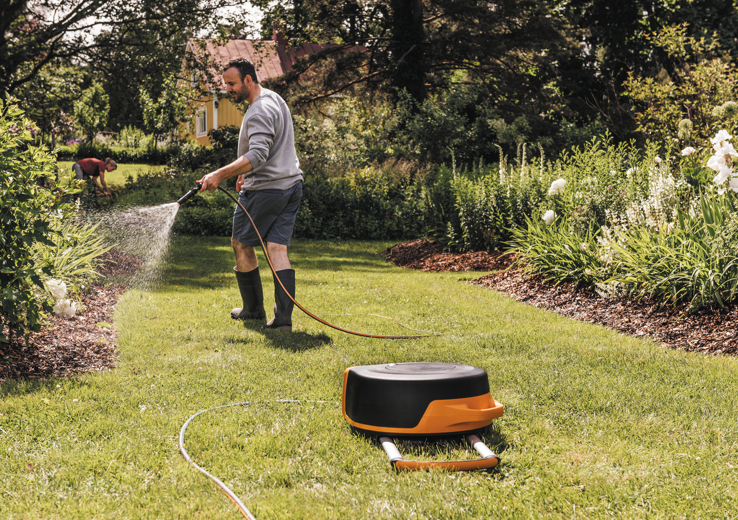 Kärrykastelukela Fiskars X XL 27m Q3 automaat.