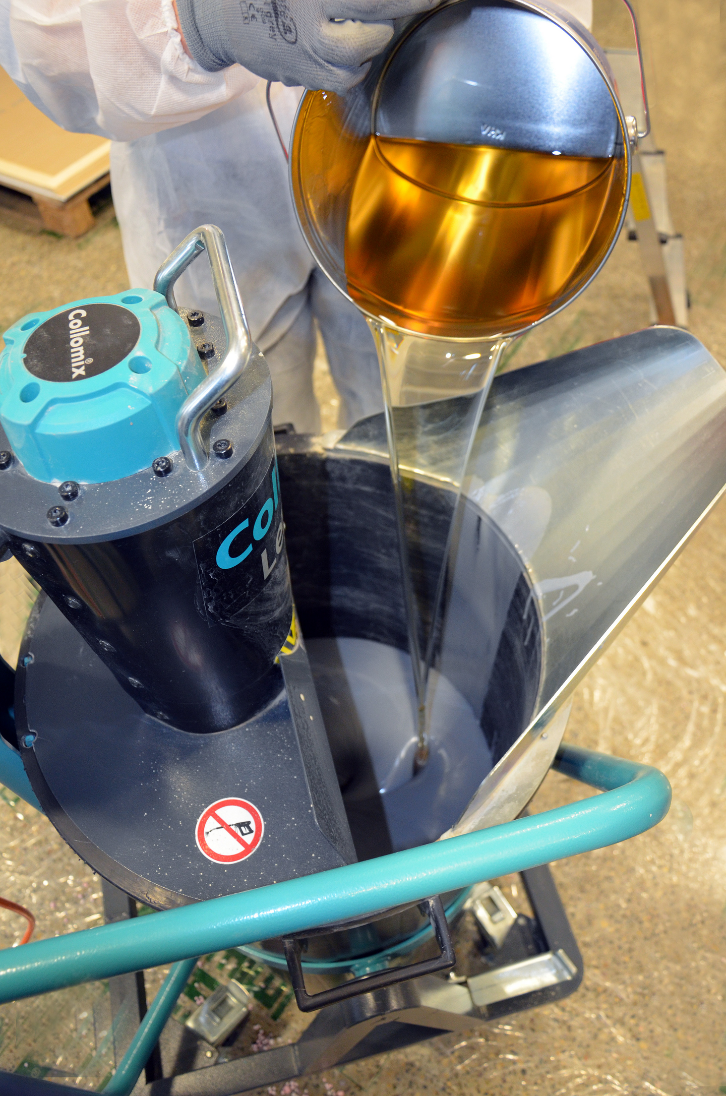 Kaatonokka Collomix Levmix teräs 75l