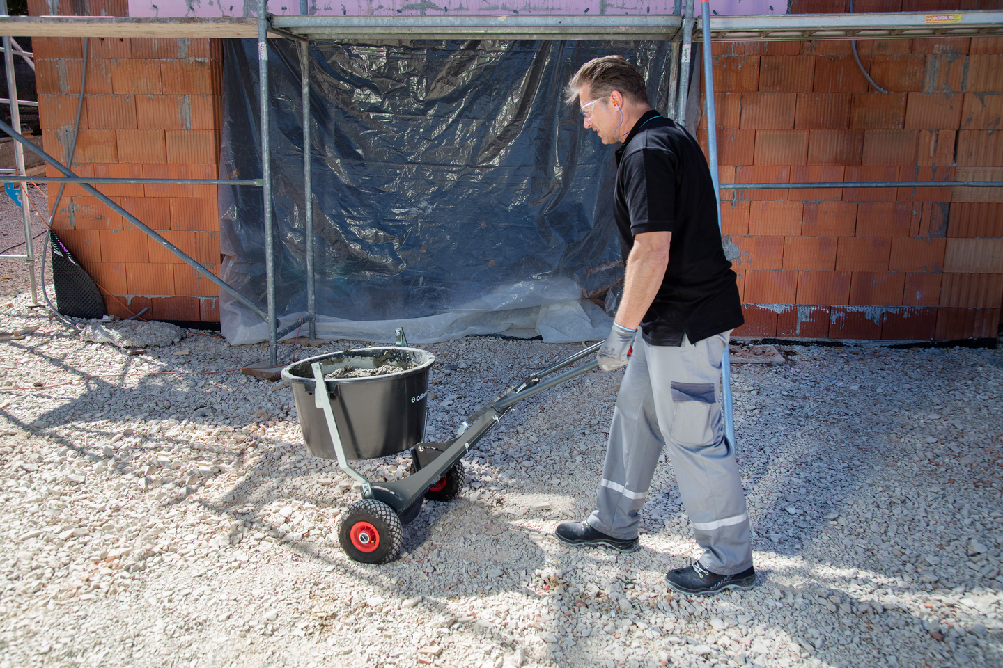 Paljukärry Collomix 65l astialle