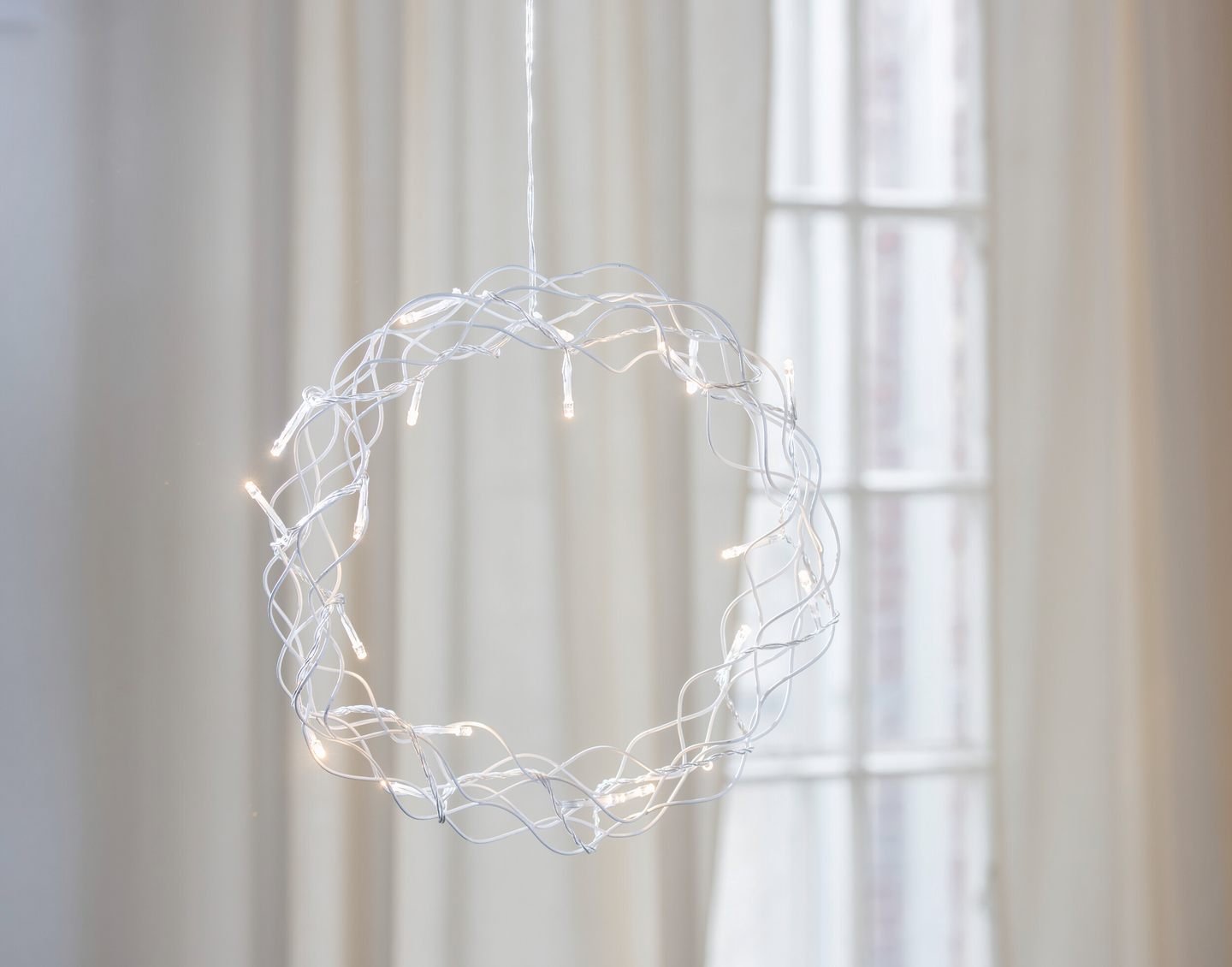 Kranssi Airam Marion valkoinen