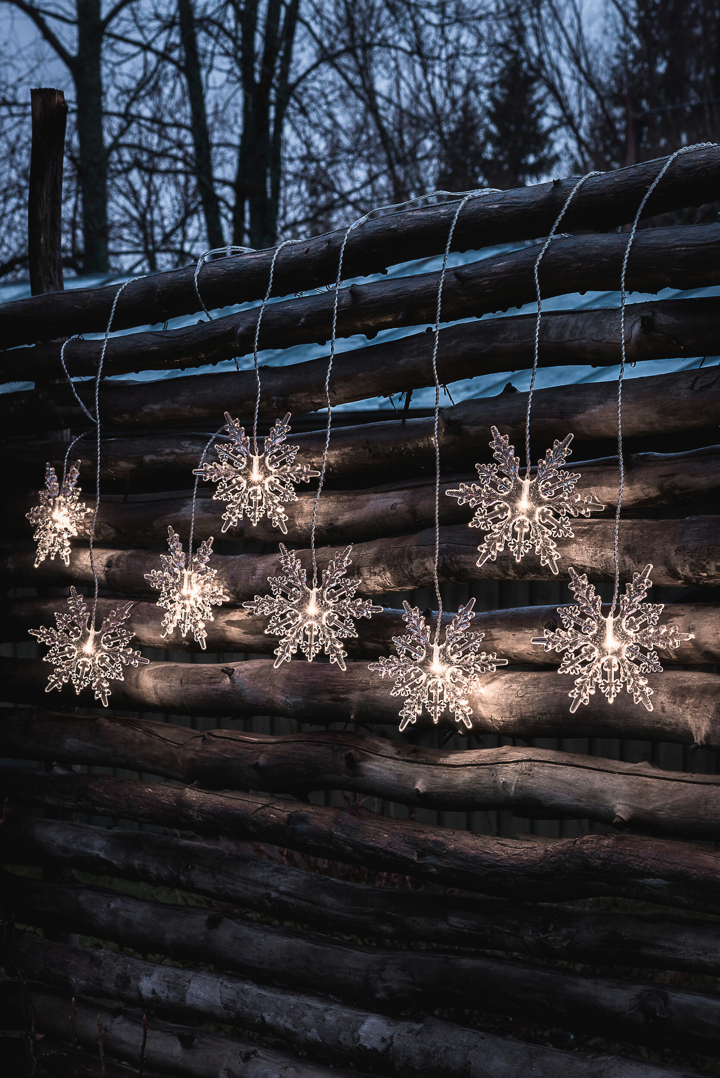 Led-sarja Airam Telma jääkideverho 1,75m 15cm