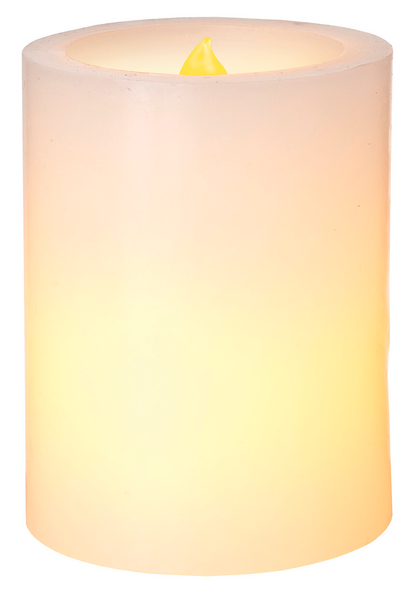 Vahakynttilä Airam Cindy led aJastimella 6,5cm valkoinen