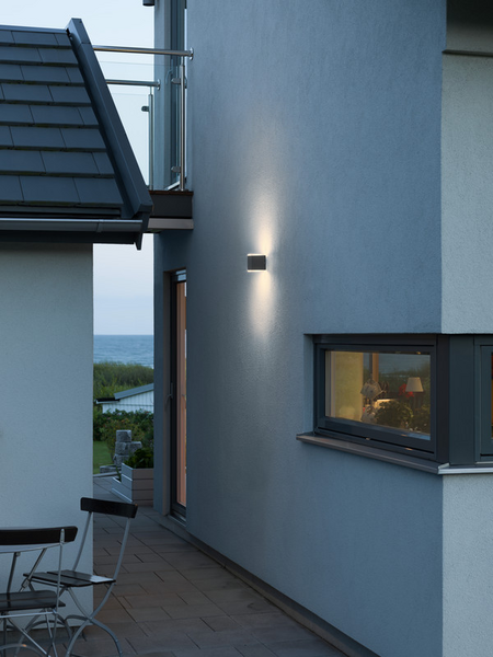 Ulkoseinävalaisin Monza 7991-370 IP54 2x6w Ant.harmaa