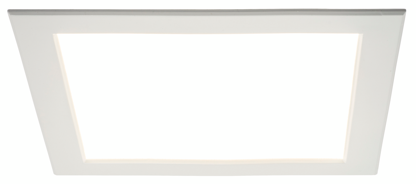 Alasvalo Airam Flat Sq 225 IP44 15W/840 PCO himmennettävä valkoinen