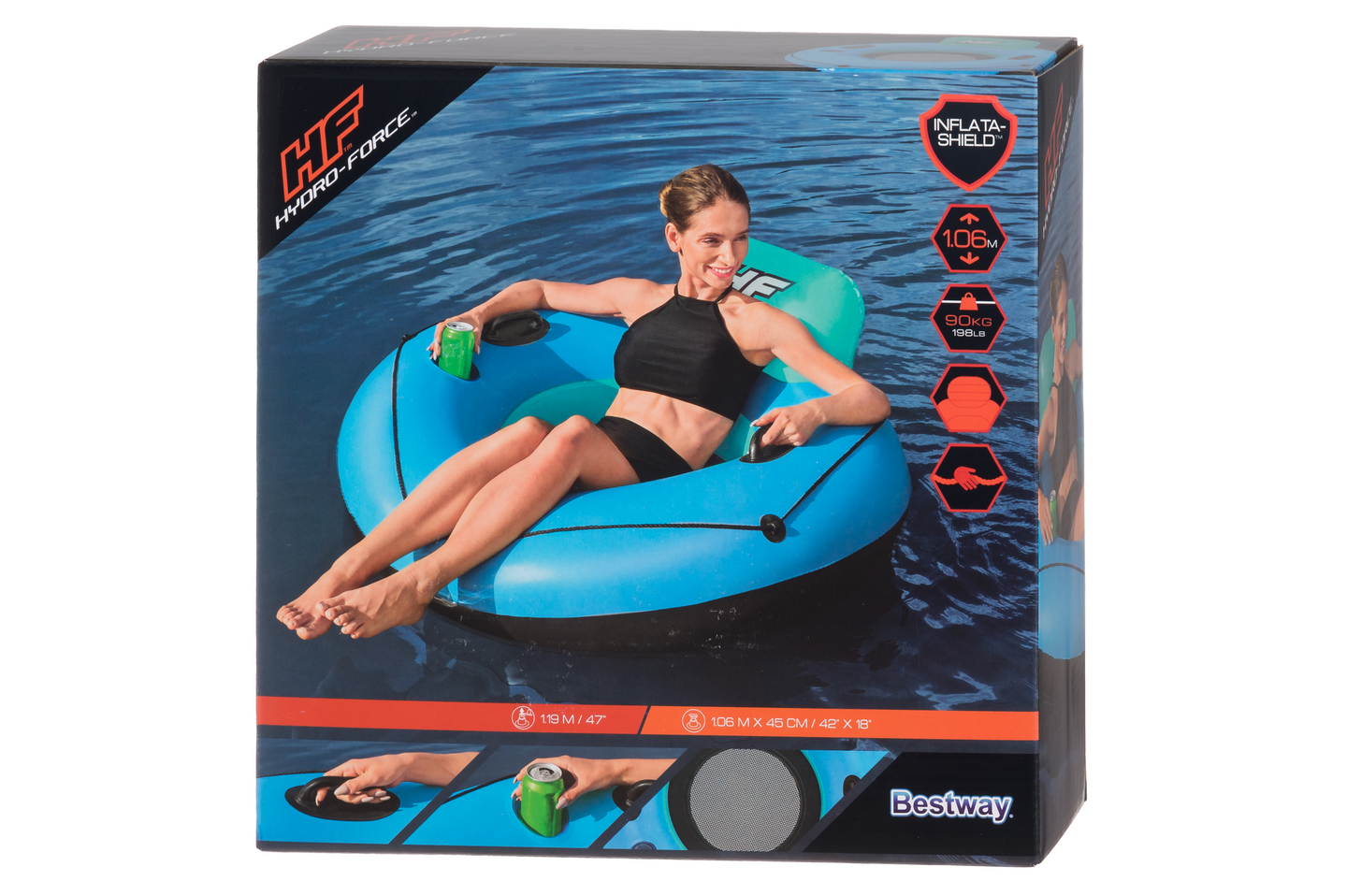 Kelluntatuoli Bestway Rapid Rider halkaisija 106cm